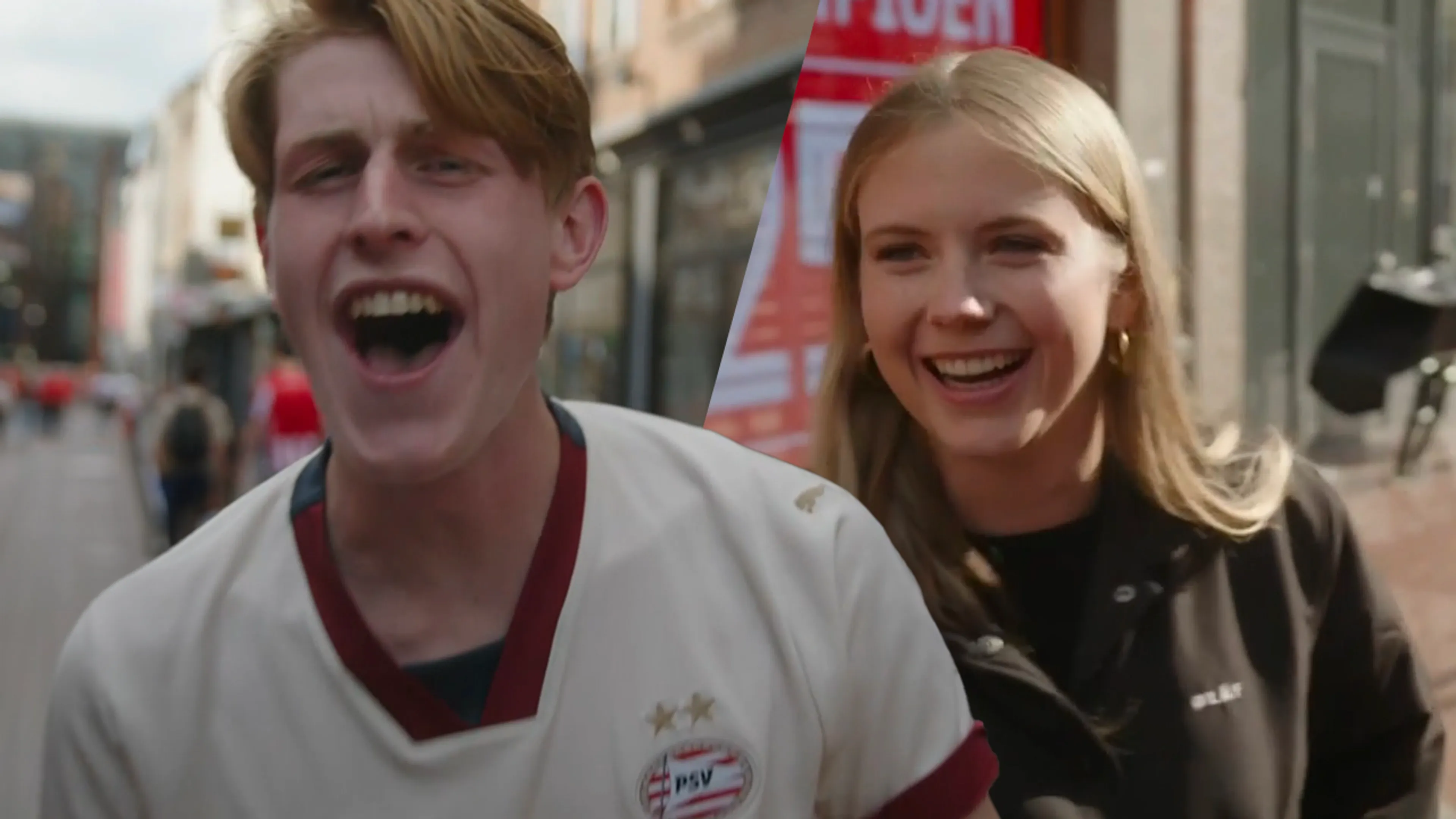 Noa tussen dronken PSV-fans bij kampioensfeest: 'Eindhoven de gekste!'