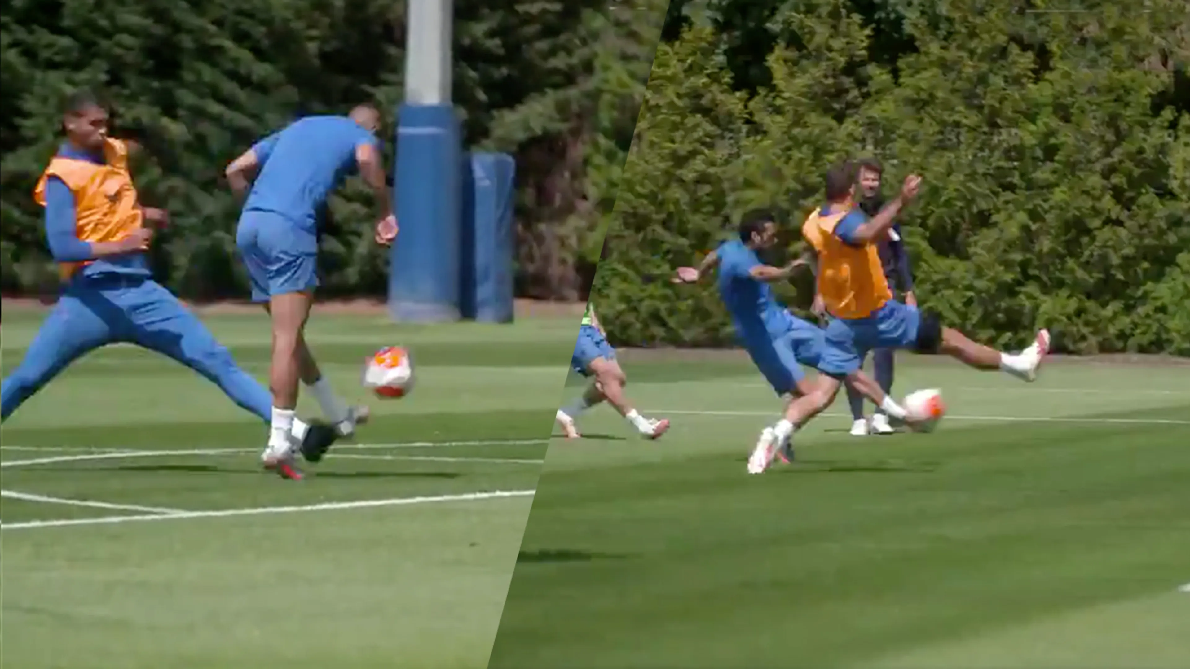 Chelsea-fans genieten van héérlijke assist Ziyech op training: 'Ziyech brengt nu al magie!'
