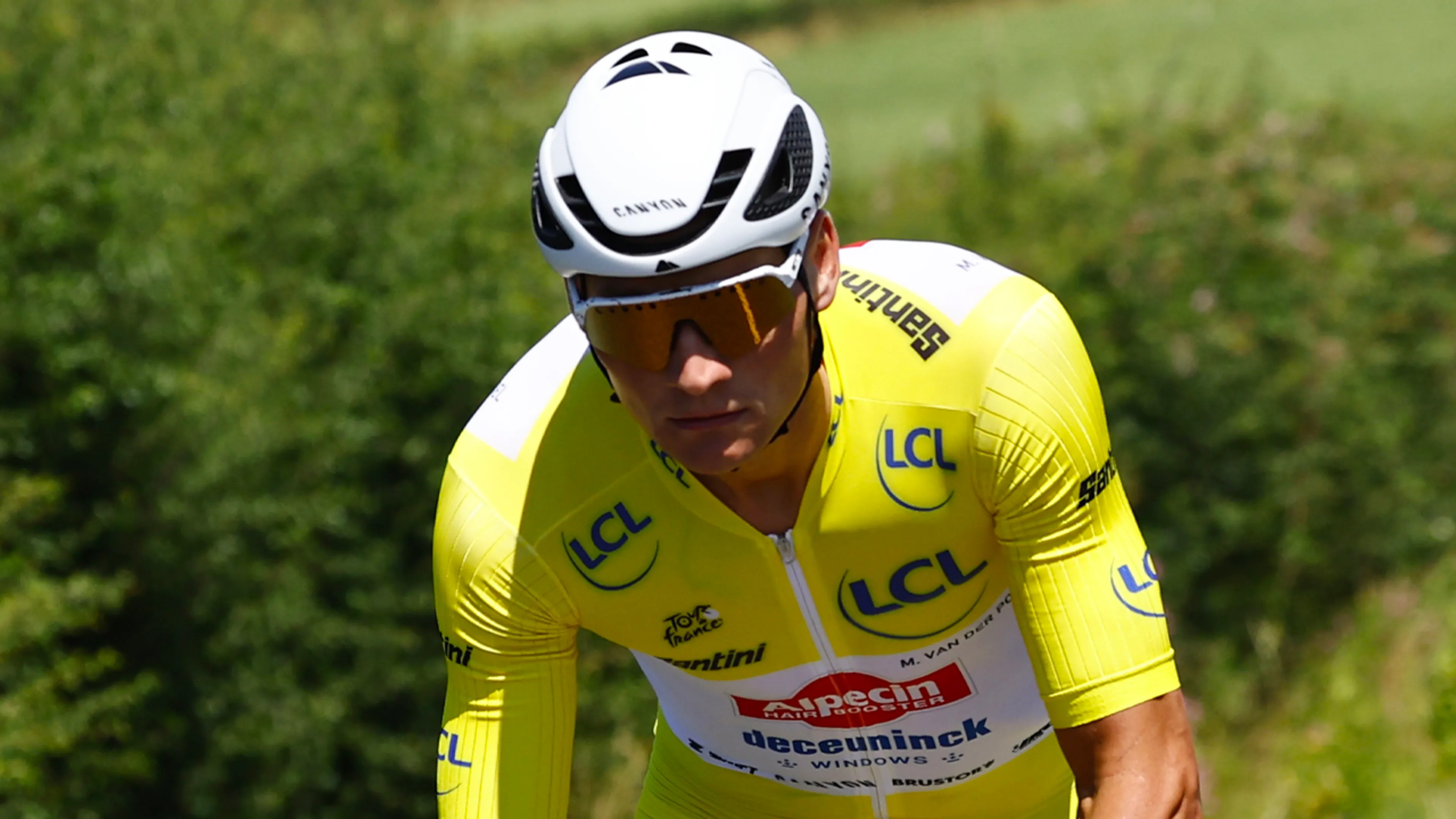 Pogacar wint vierde etappe, Van der Poel behoudt gele trui