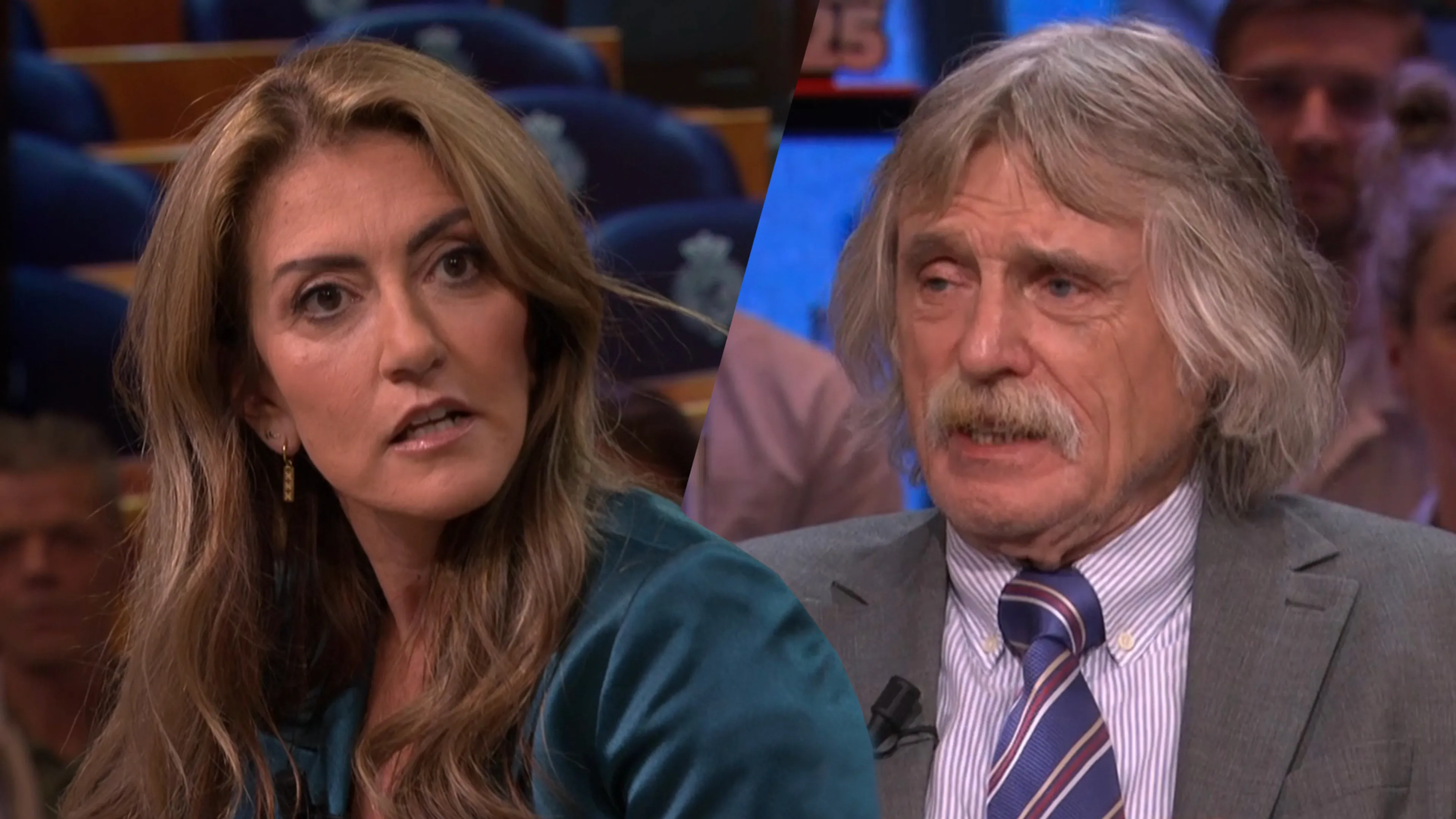 Johan Derksen blikt terug op Vandaag Inside-optreden Dilan Yeşilgöz: 'Dat was haar tactiek'