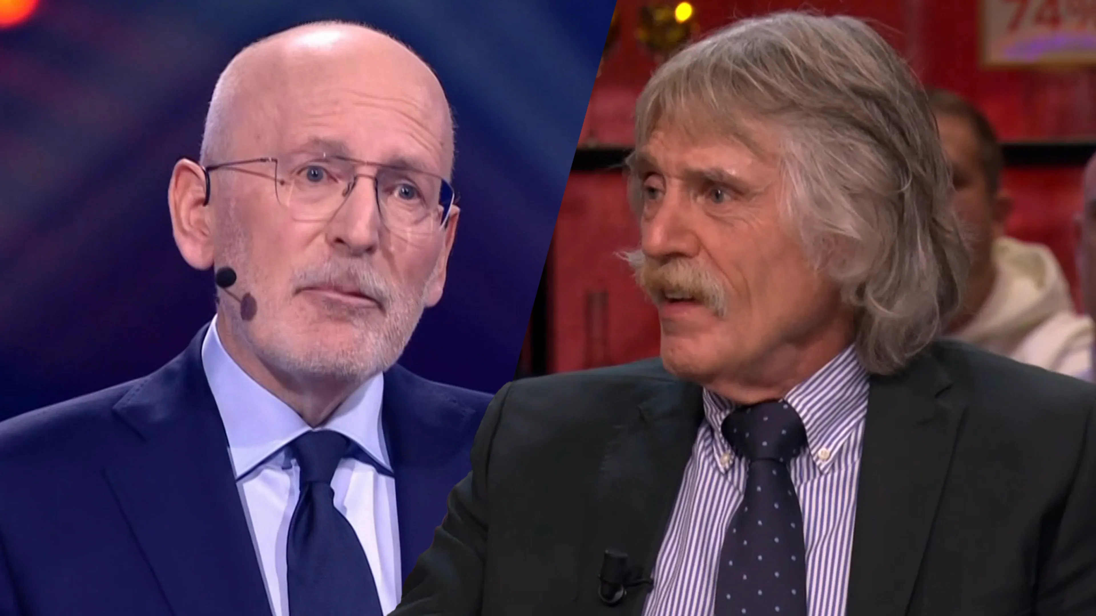 Johan Derksen over AI-plaatjes: 'Dom en smakeloos, maar Timmermans maakt er zo’n drama van'
