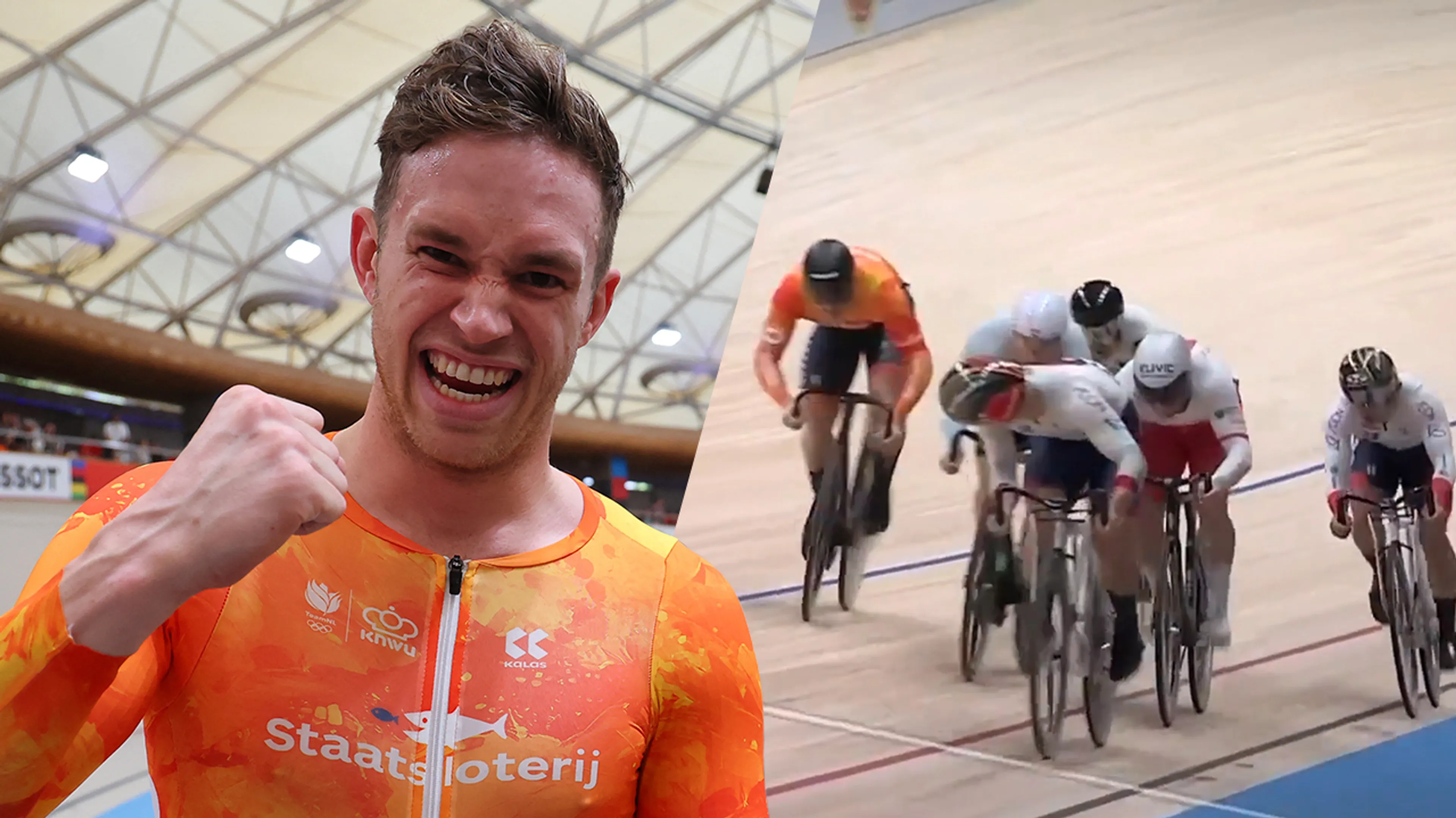 Video: baanwielrenner Harrie Lavreysen schrijft geschiedenis met vijfde wereldtitel op de keirin