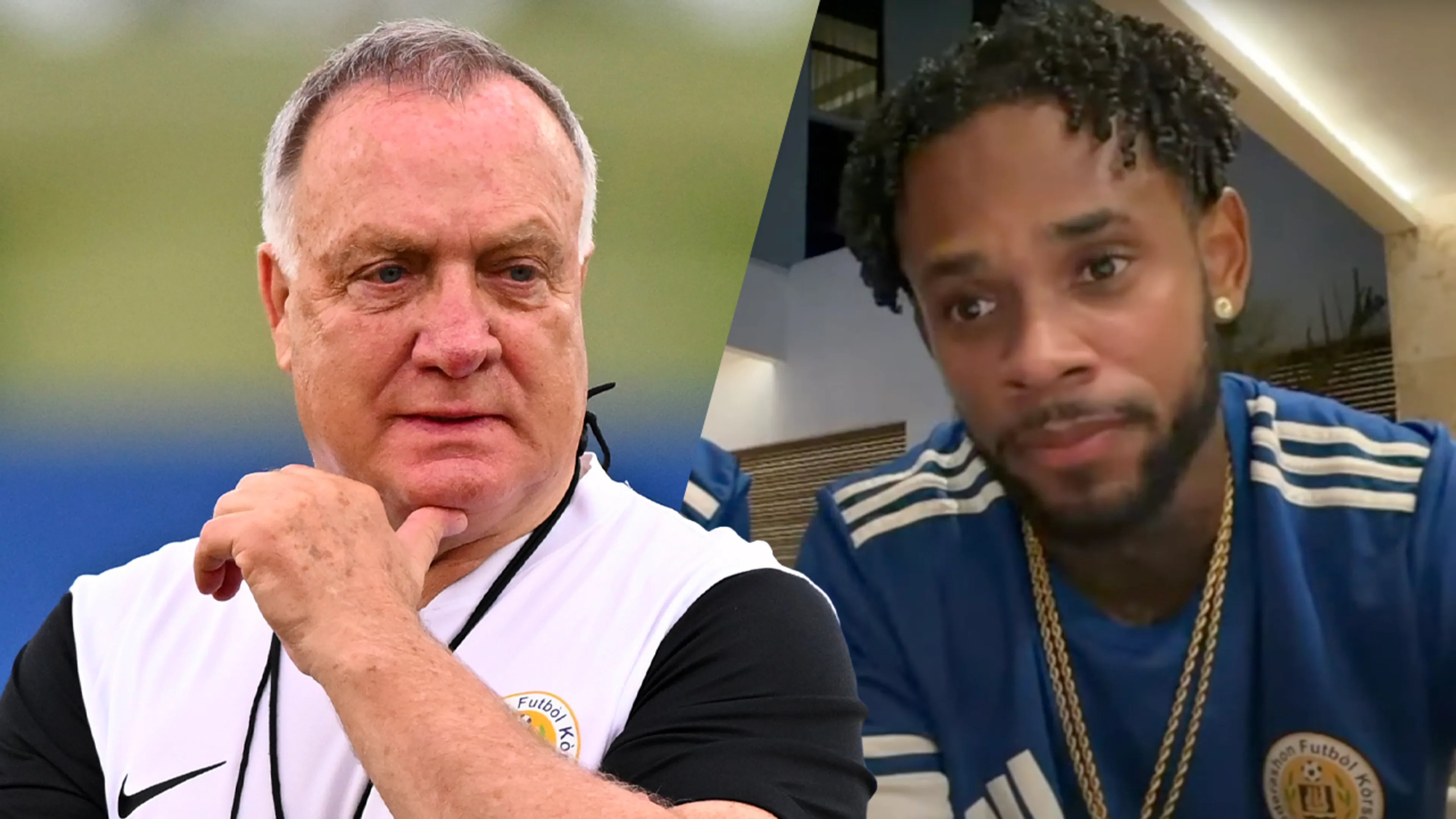 Curaçao-aanvoerder Bacuna: 'Dick Advocaat was te emotioneel om ons toe te spreken'