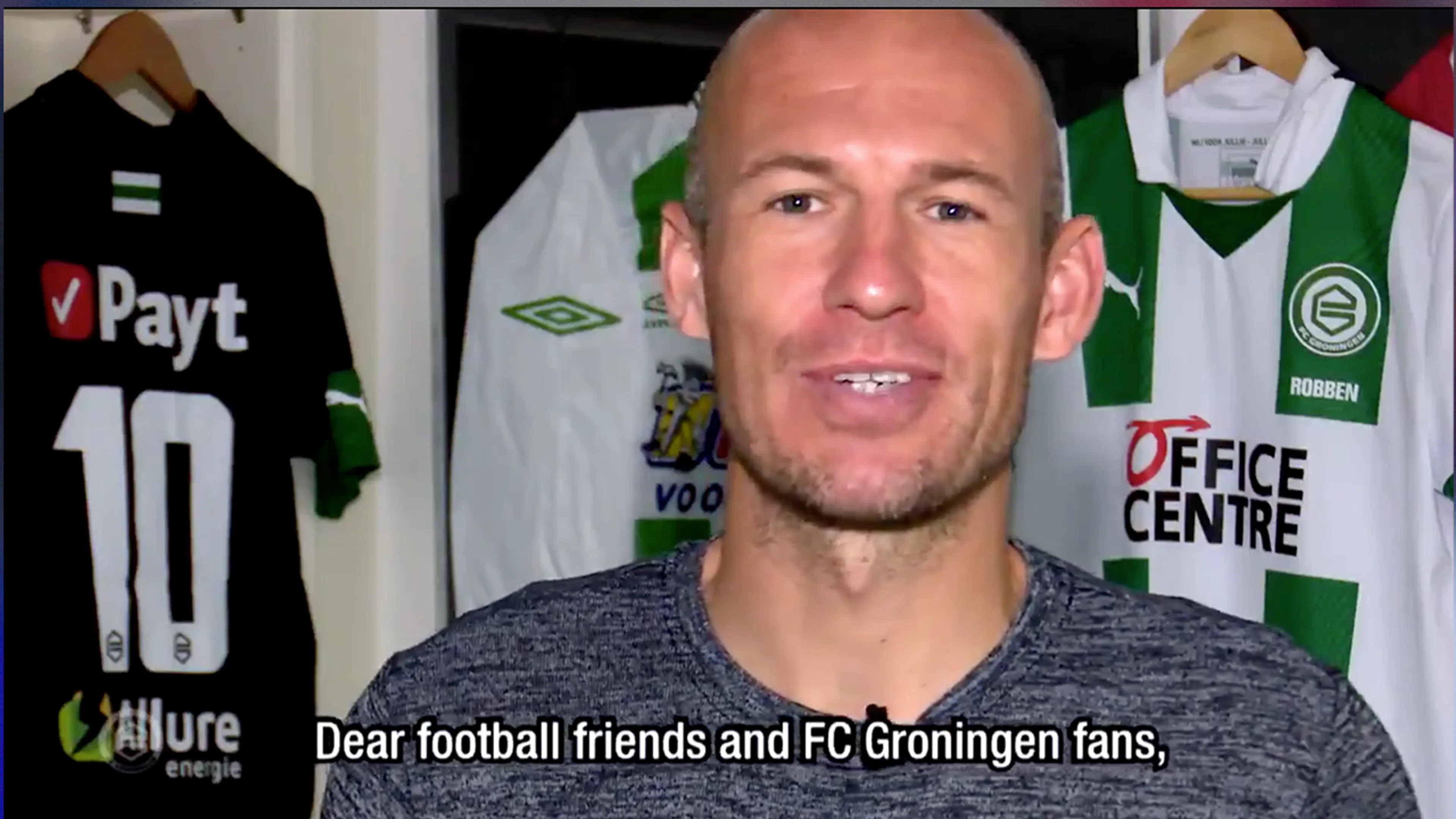 Arjen Robben (36) komt uit voetbalpensioen en keert terug bij jeugdliefde FC Groningen