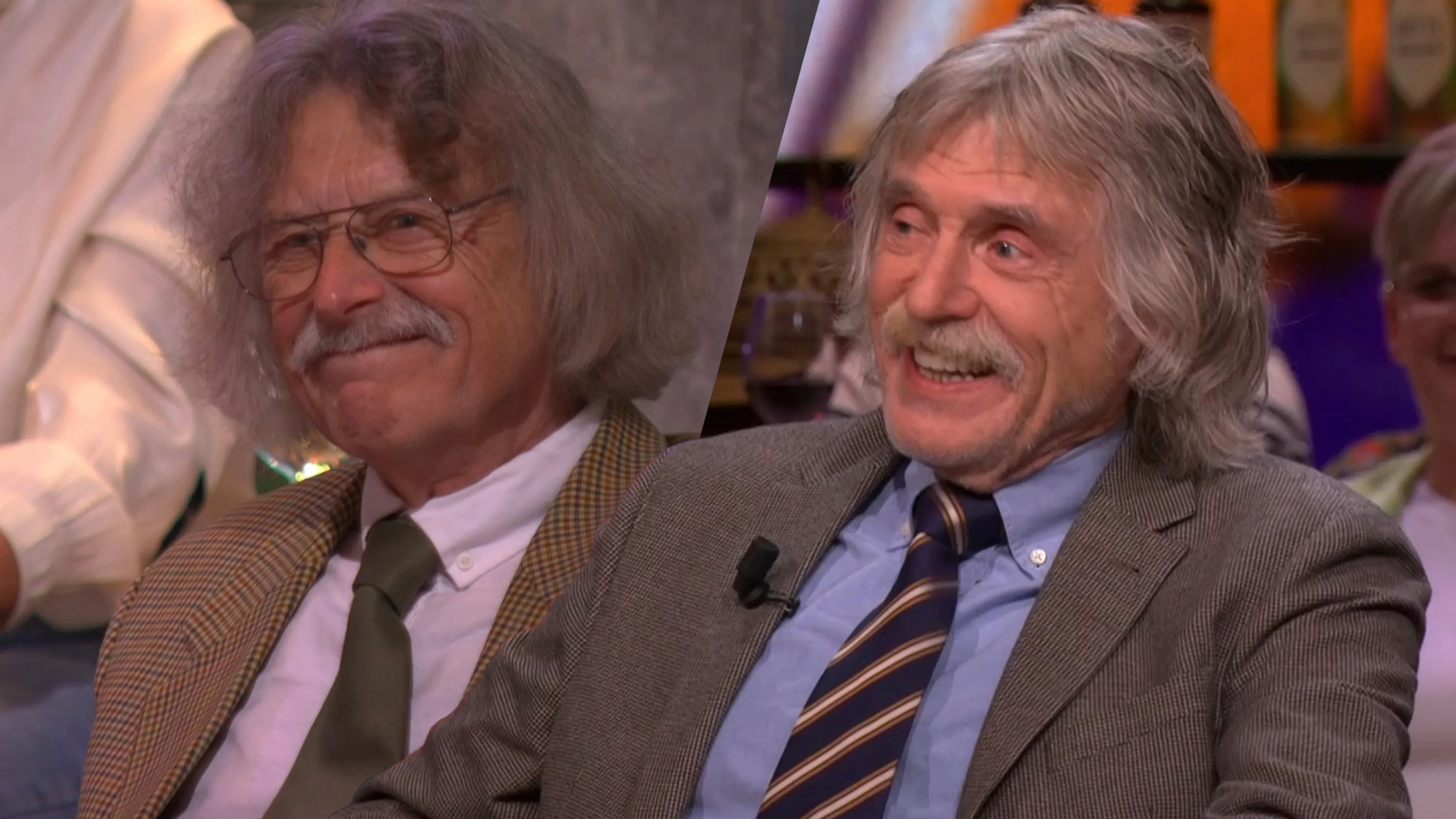 Johan gecorrigeerd door zijn ‘broer’ in het publiek: ‘Hij weet het beter!'