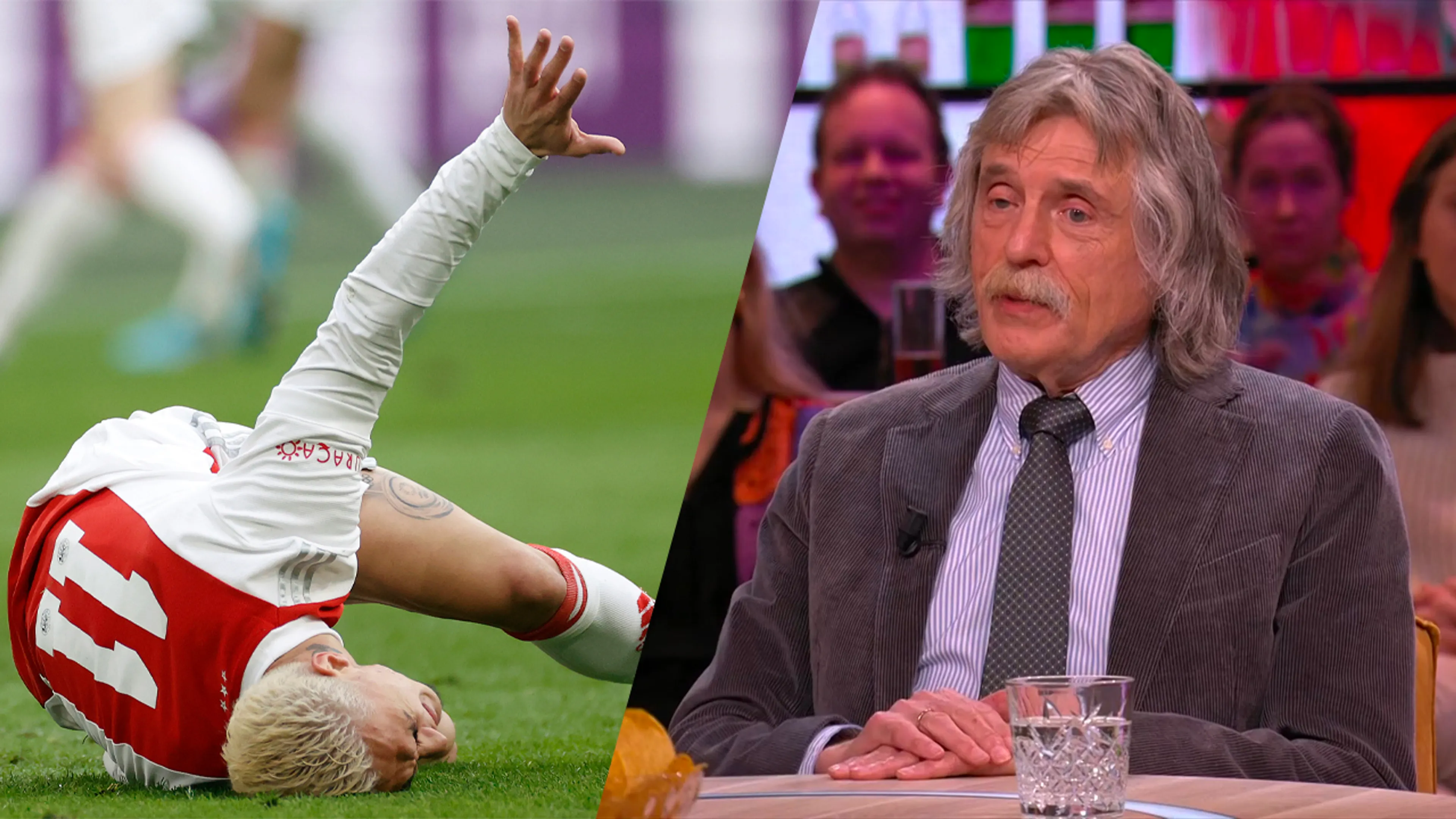 Johan werd 'fanatieke Feyenoord-supporter' tijdens Klassieker: 'Ajax hing mij echt de strot uit!'