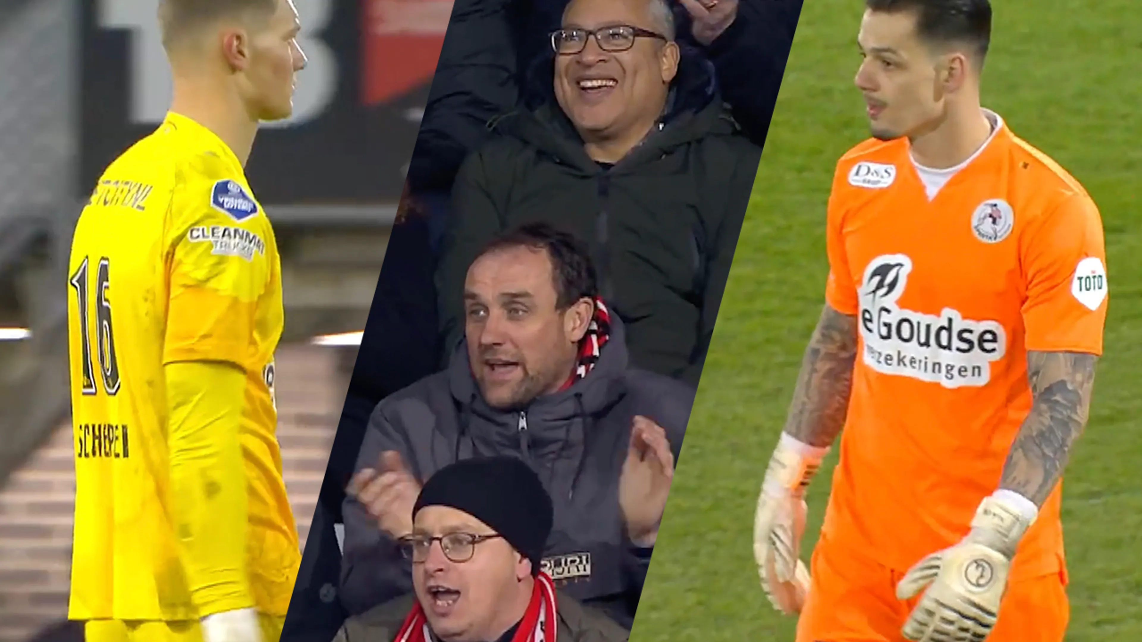 Video: Sparta-fans zingen Olij toe na mislukte uittrap van Scherpen