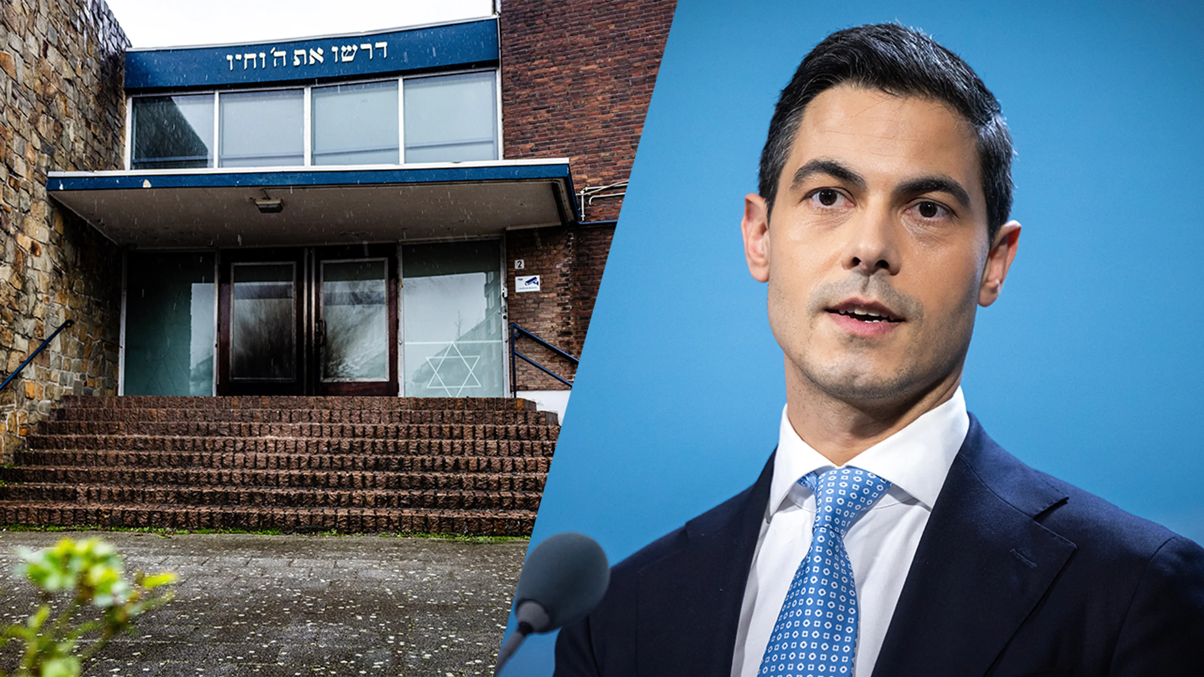 Jetten over brand bij synagoge Rotterdam: 'Het leidt tot angstgevoelens bij de Joodse gemeenschap'