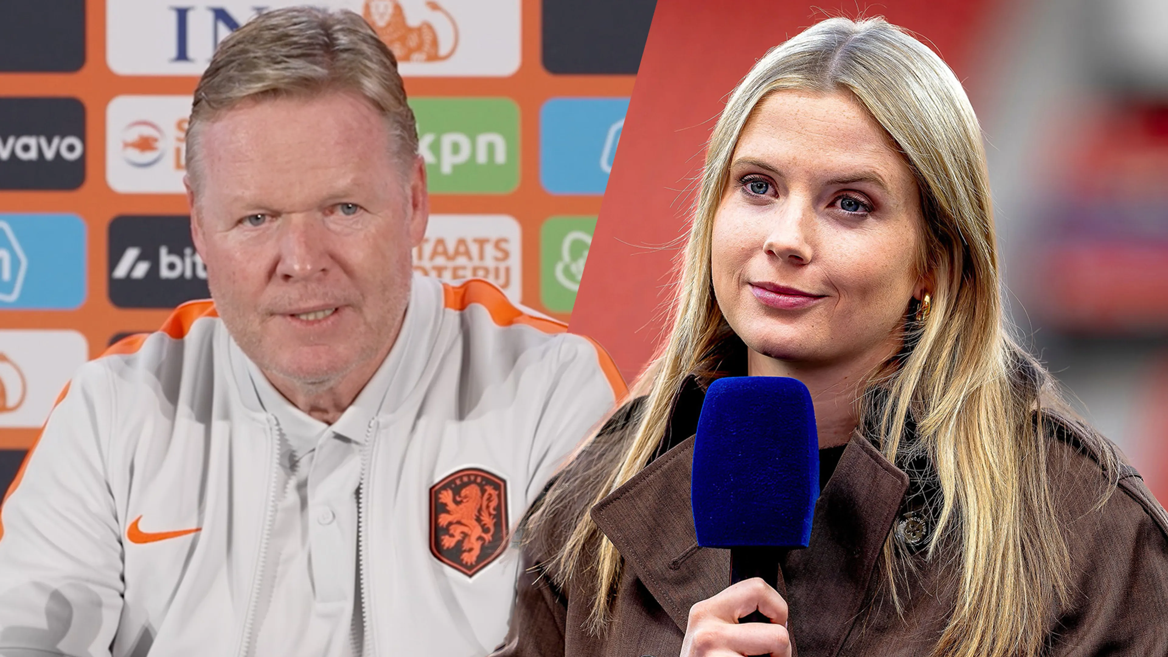 Bondscoach Ronald Koeman verbaasd over vraag van Noa Vahle: 'Hoe weet jij dat?'