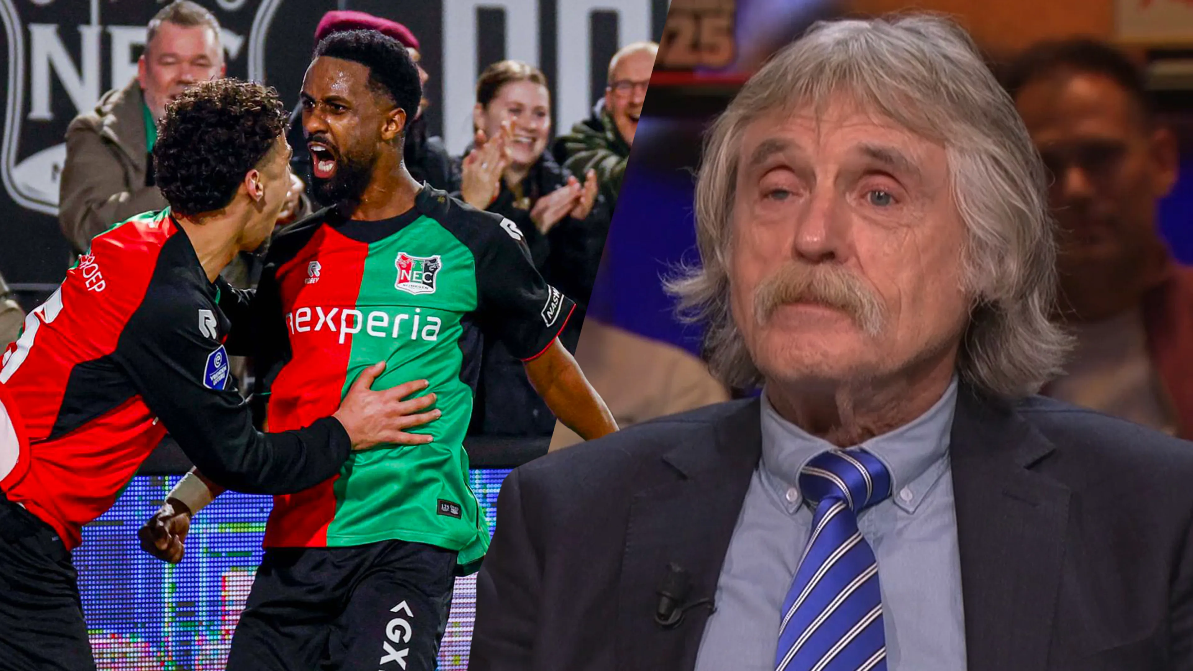 Johan Derksen trots op zijn NEC na behalen bekerfinale: 'Fantastisch!'
