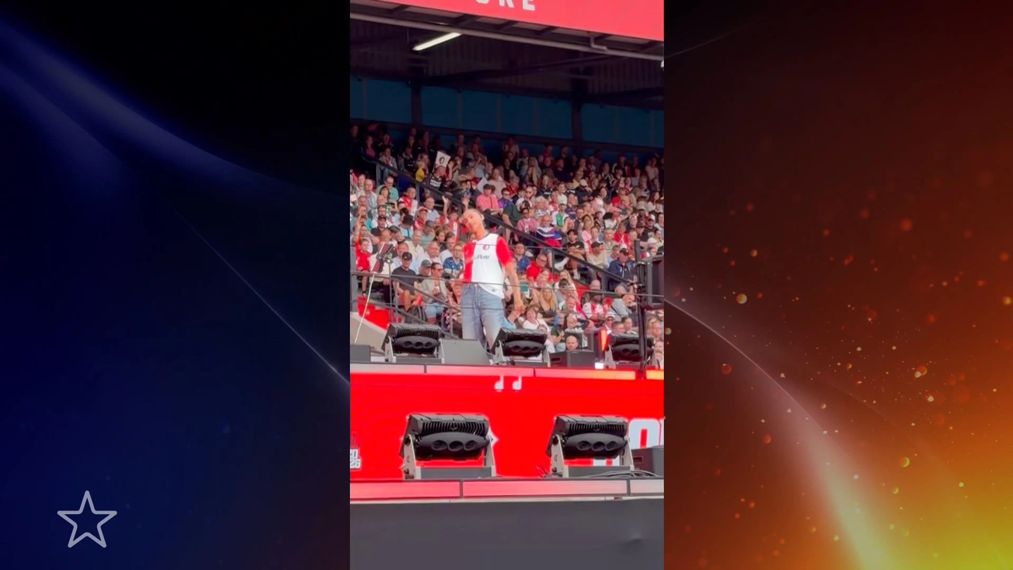 Zoë Livay krijgt bakken kritiek na optreden tijdens Feyenoord Festival: 'Wat een schande'