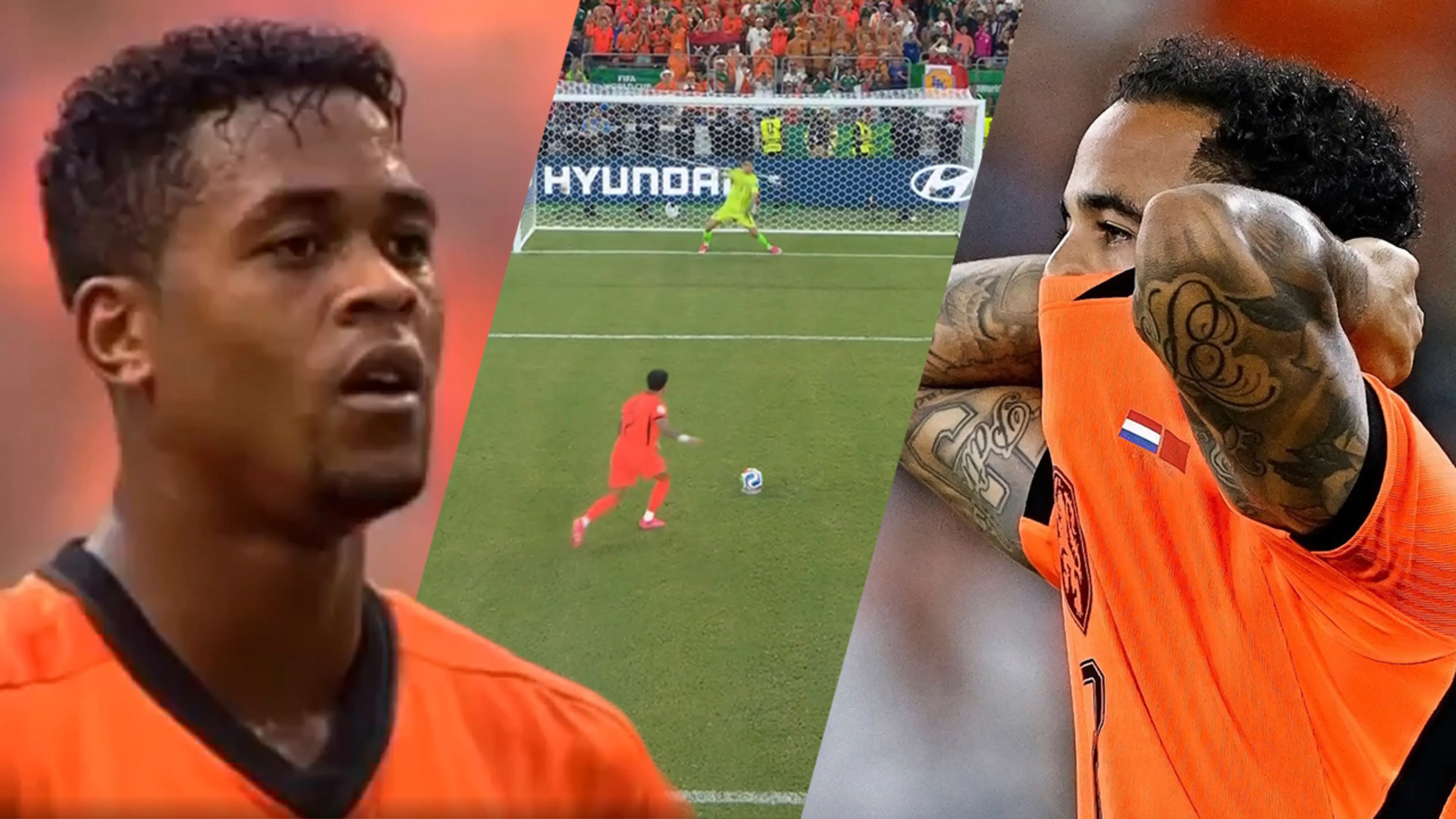 Zien: Justin Kluivert mist op precies dezelfde manier als zijn vader strafschop voor Oranje