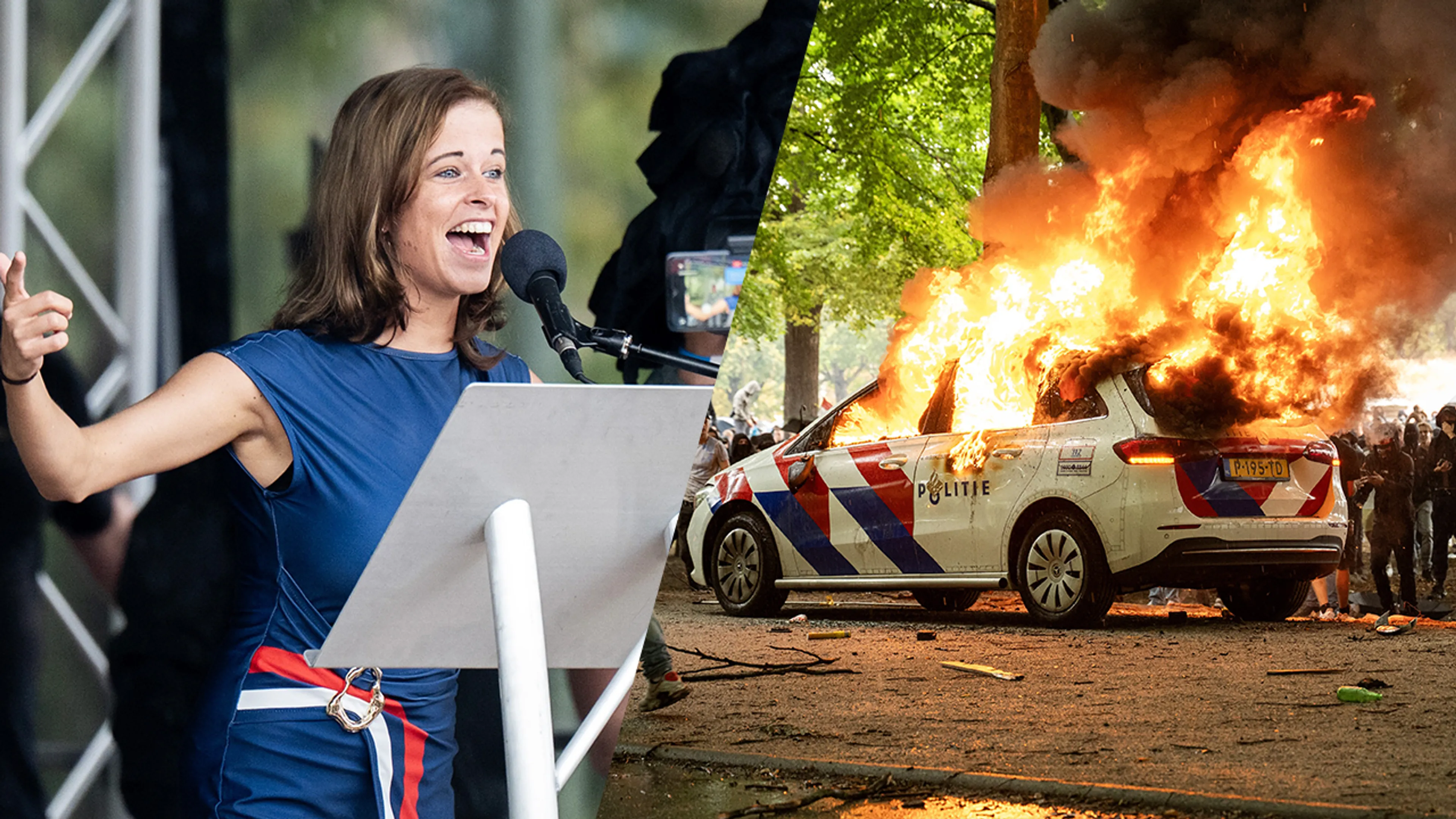 Initiatiefnemer 'Els Rechts' erkent na rellen bij protest in Den Haag: 'Ik was misschien naïef'