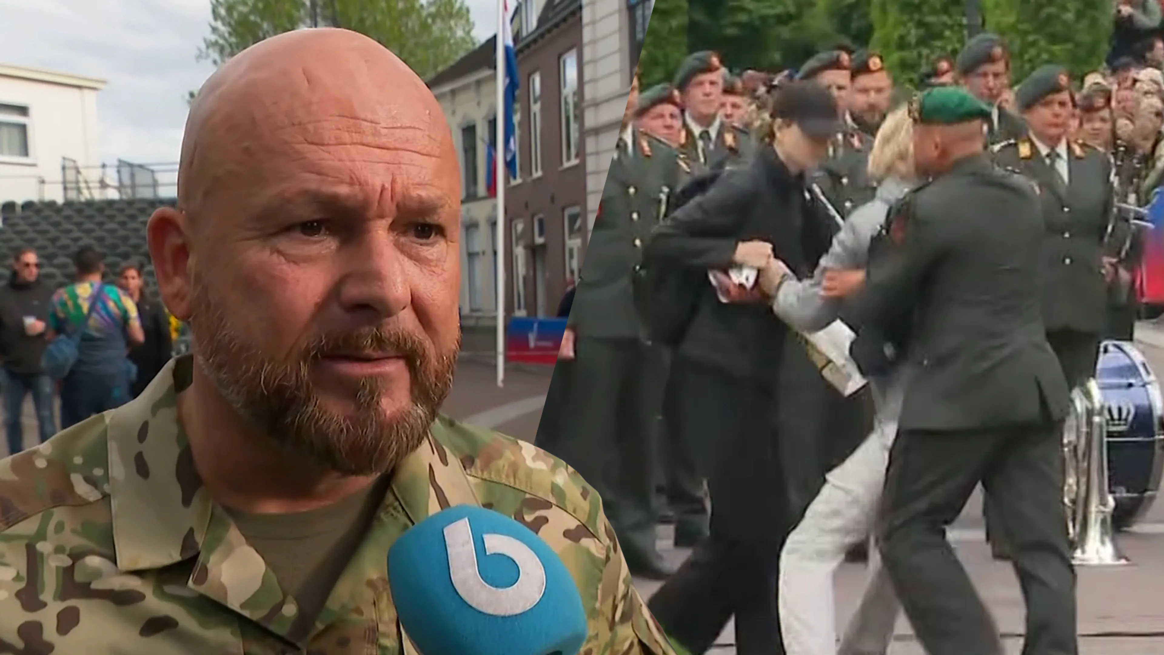 Marco Kroon over zijn ingreep bij protest op Bevrijdingsdag: 'Soms moet je doen wat nodig is'