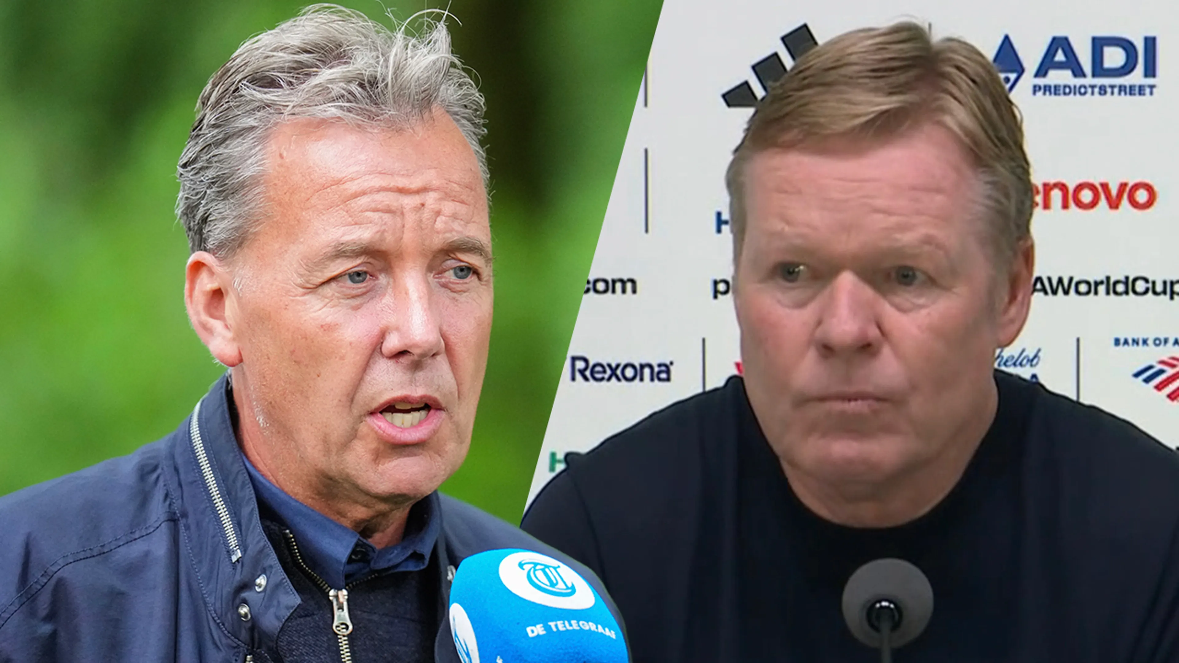 België verbijsterd door felle Valentijn Driessen richting Koeman: ook zangeres Maan reageert