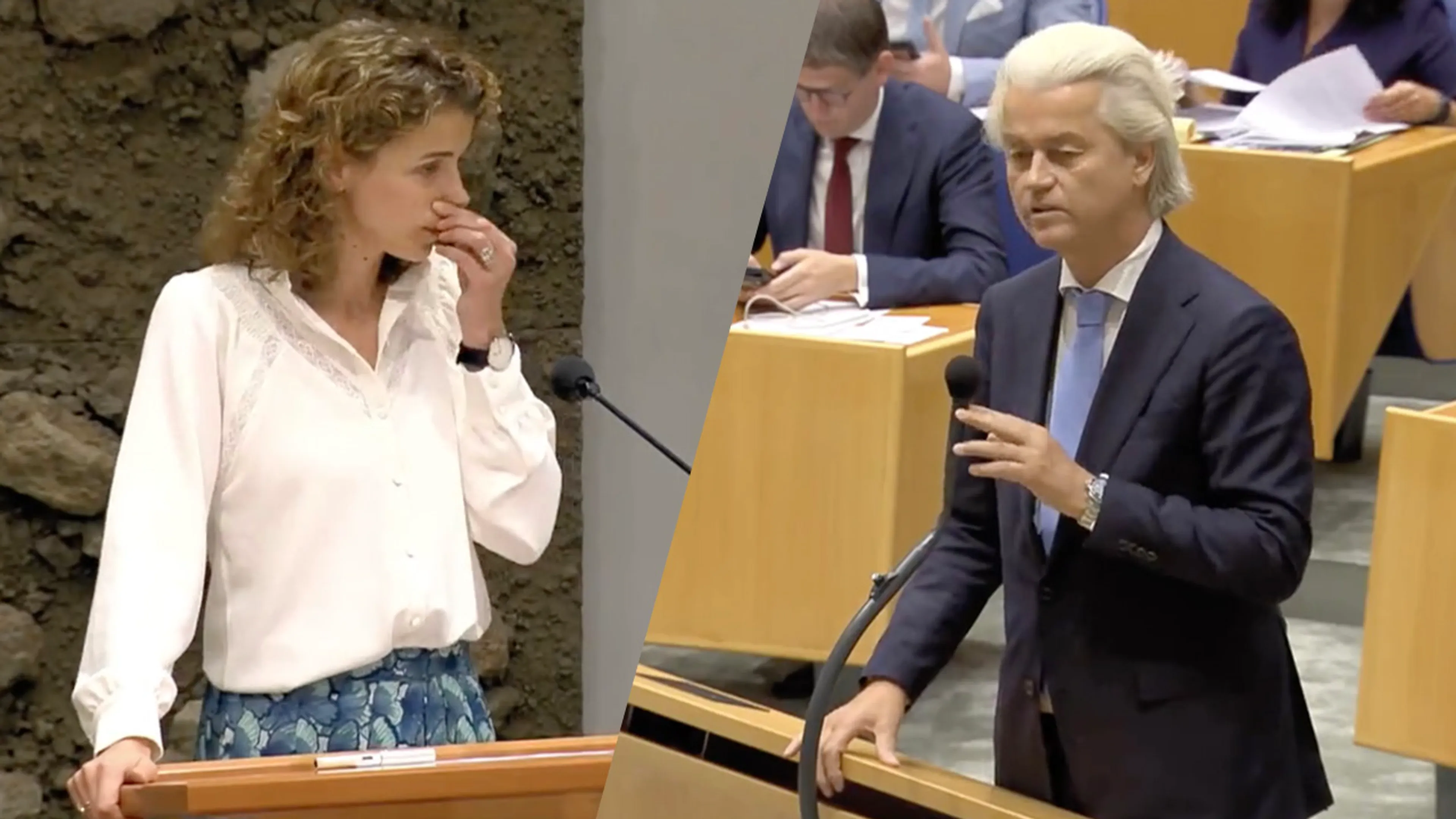 Hermans zichtbaar geëmotioneerd door vraag Wilders: ‘Ik merk dat het me raakt’