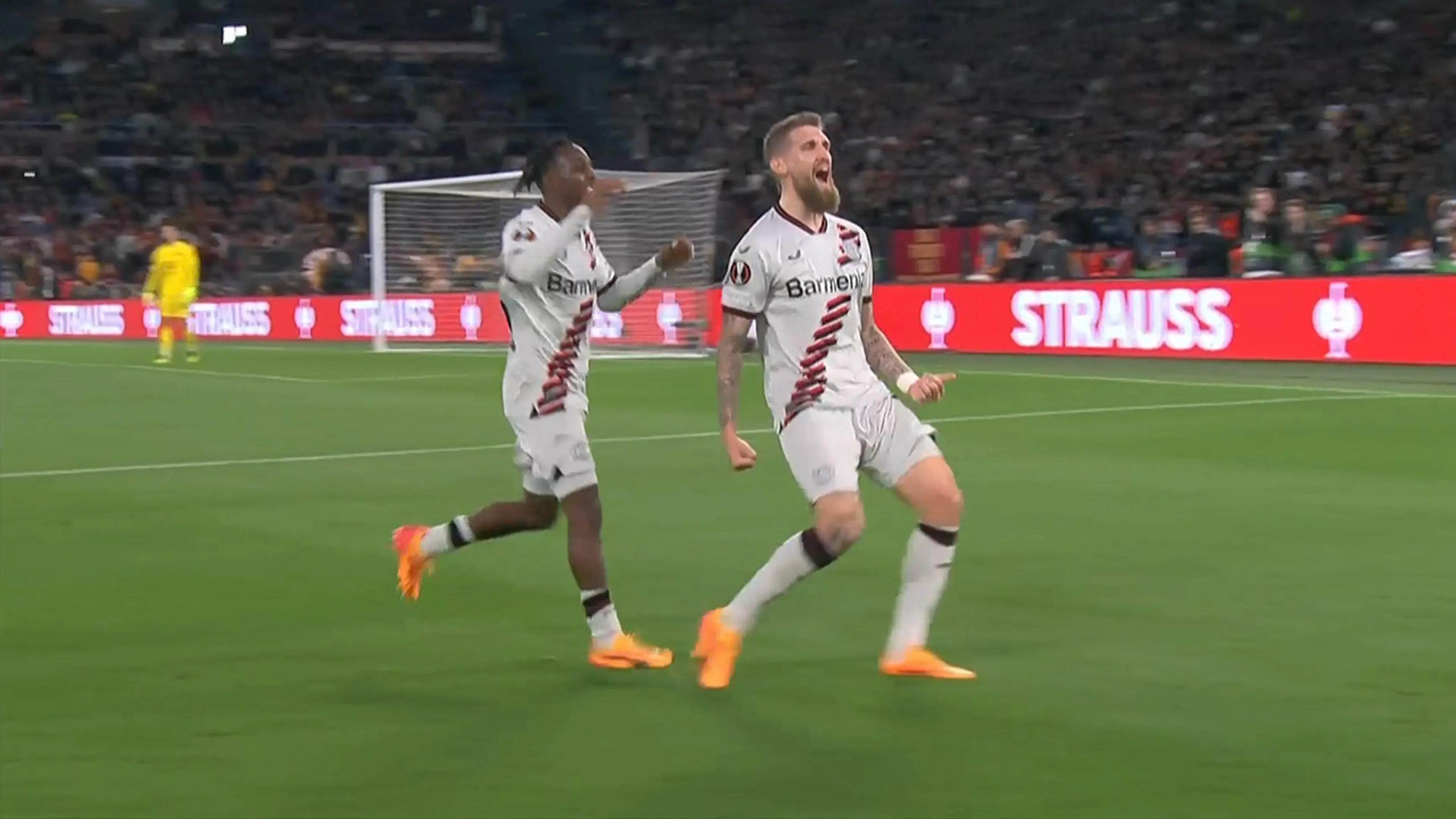 VIDEOGOAL: AS Roma - Bayer Leverkusen 0-2 (Andrich)