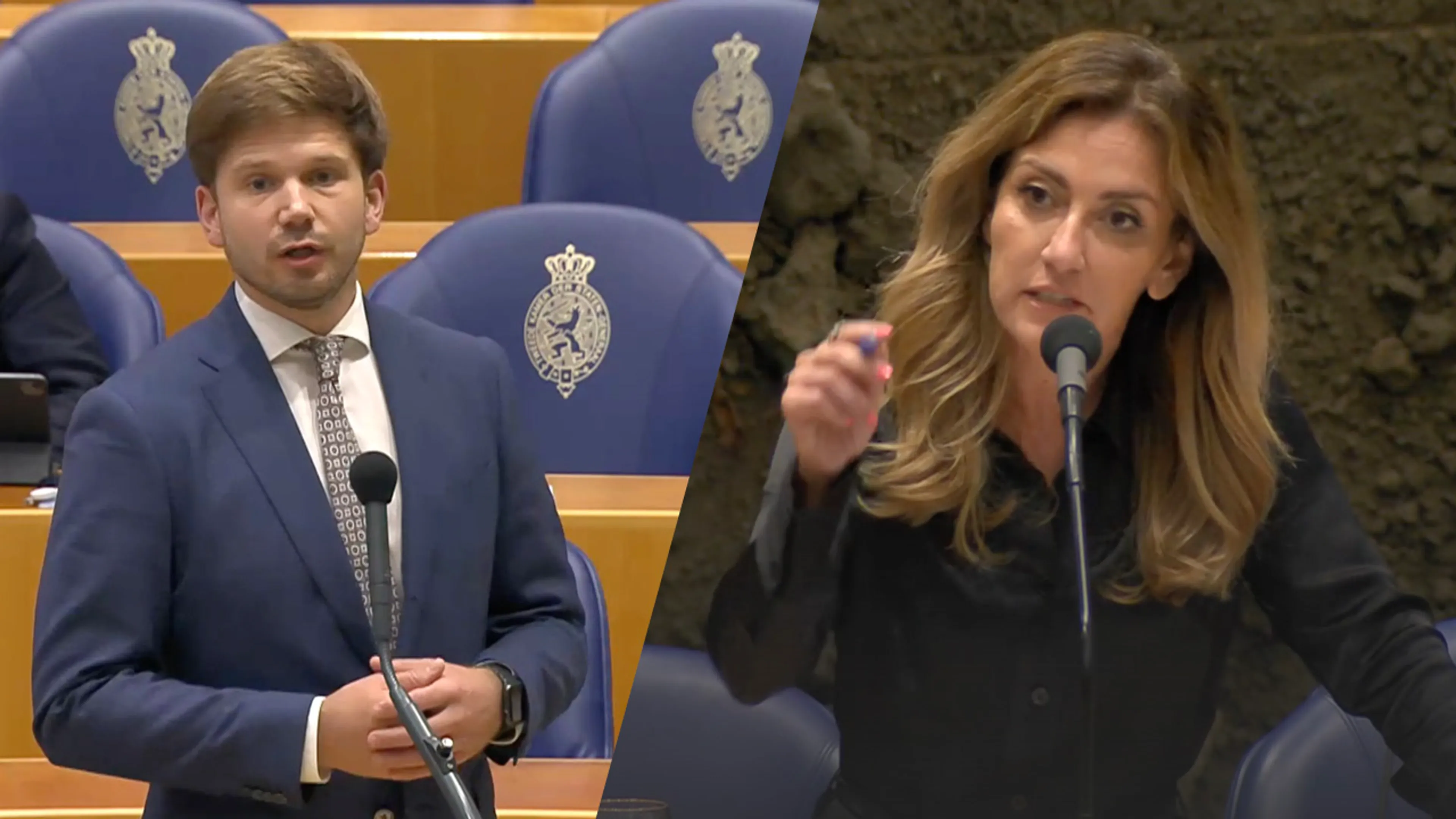 Yesilgöz en Van Meijeren botsen tijdens debat: 'Dan ben je niet goed wijs!'