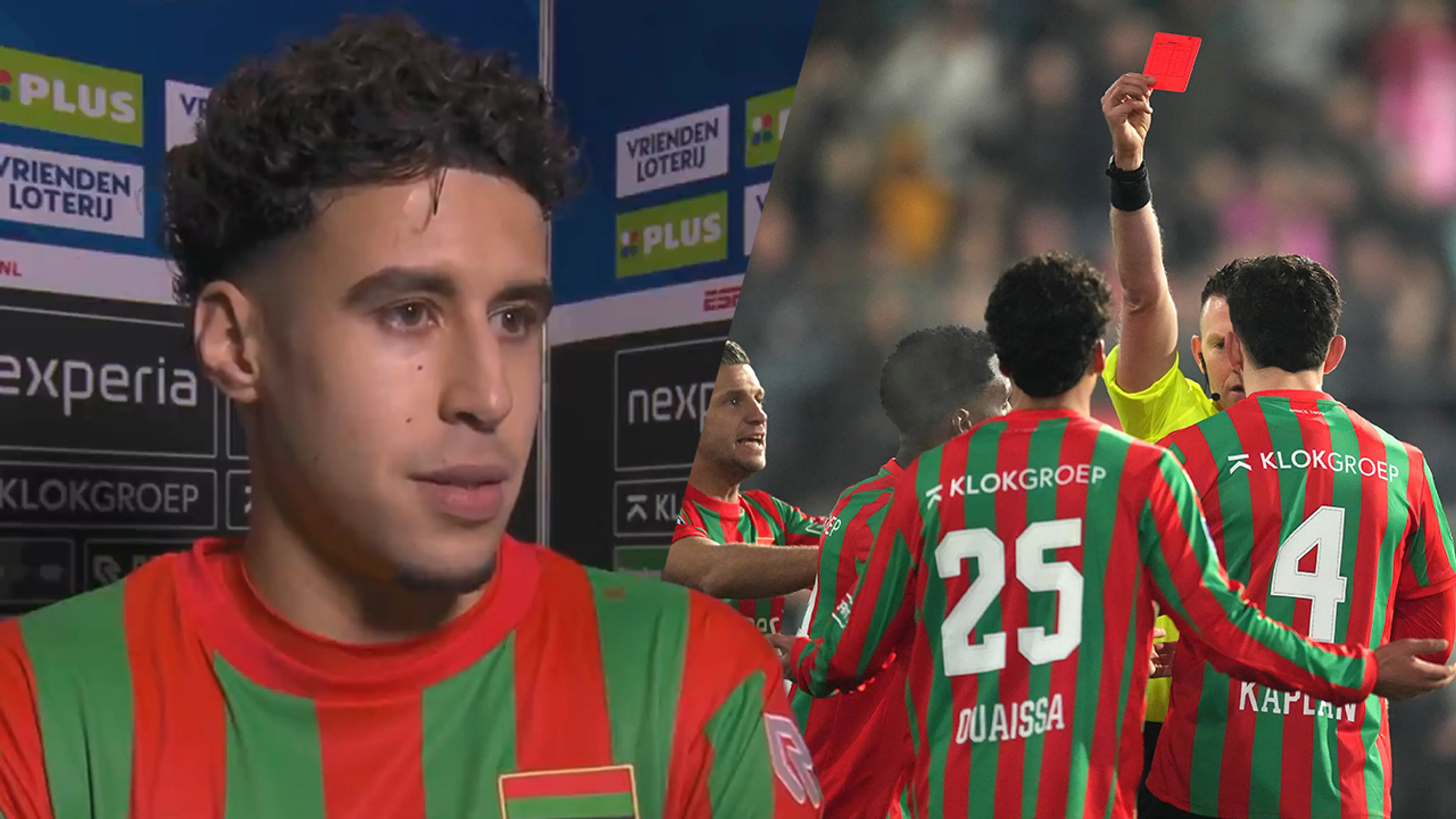 Veelbesproken rode kaart NEC'er Sami Ouaissa tegen Ajax geseponeerd