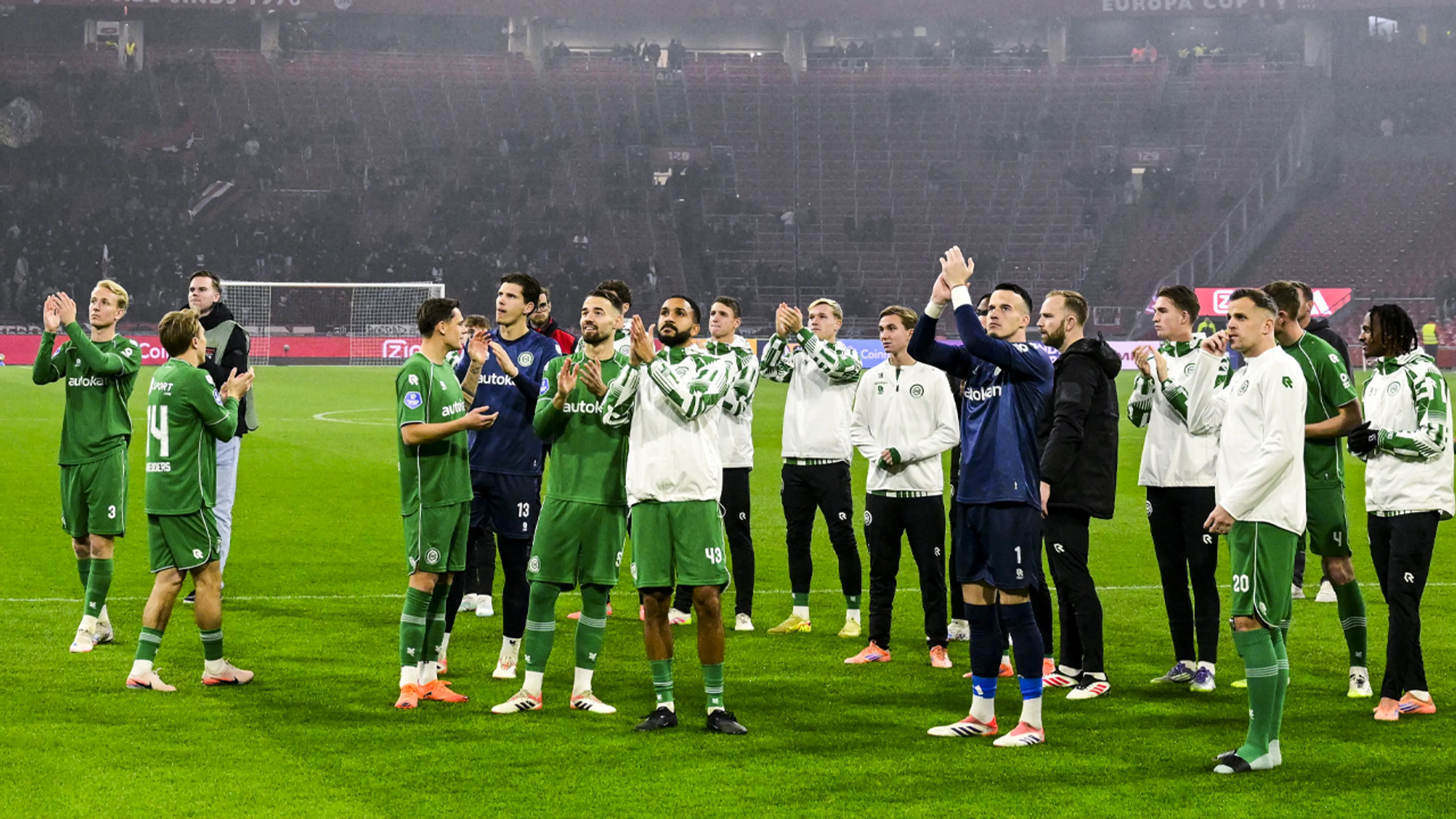 Ajax compenseert toegangskaarten van 1200 FC Groningen-supporters