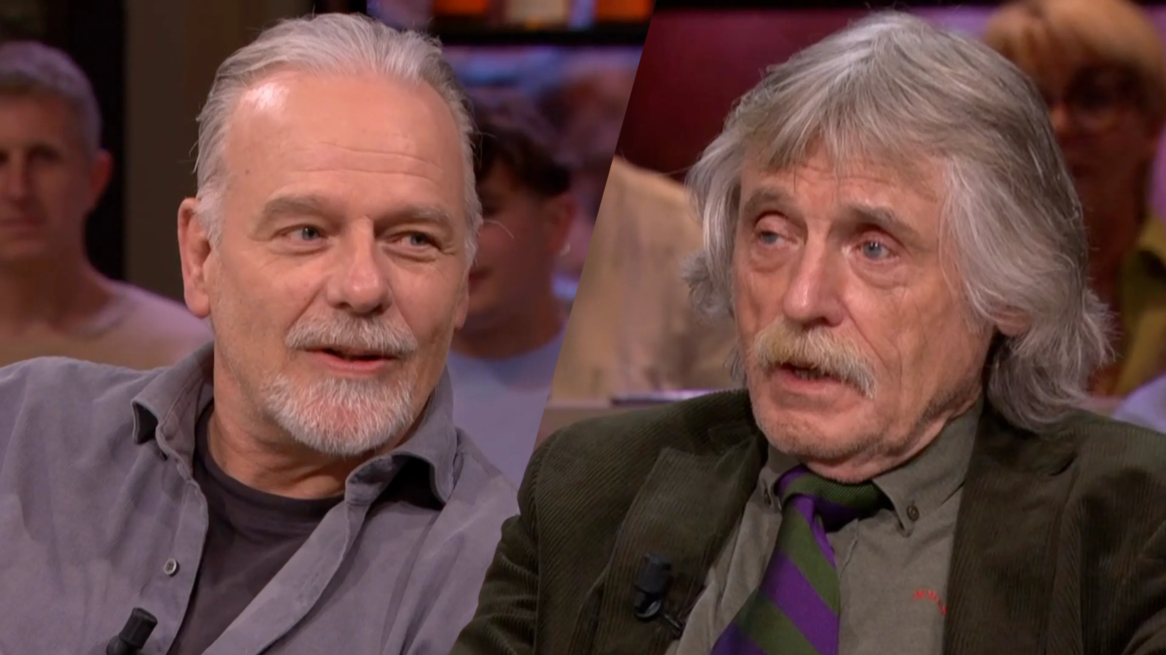 Wierd Duk en Johan Derksen zijn het niet eens: 'Jij wordt steeds linkser!'