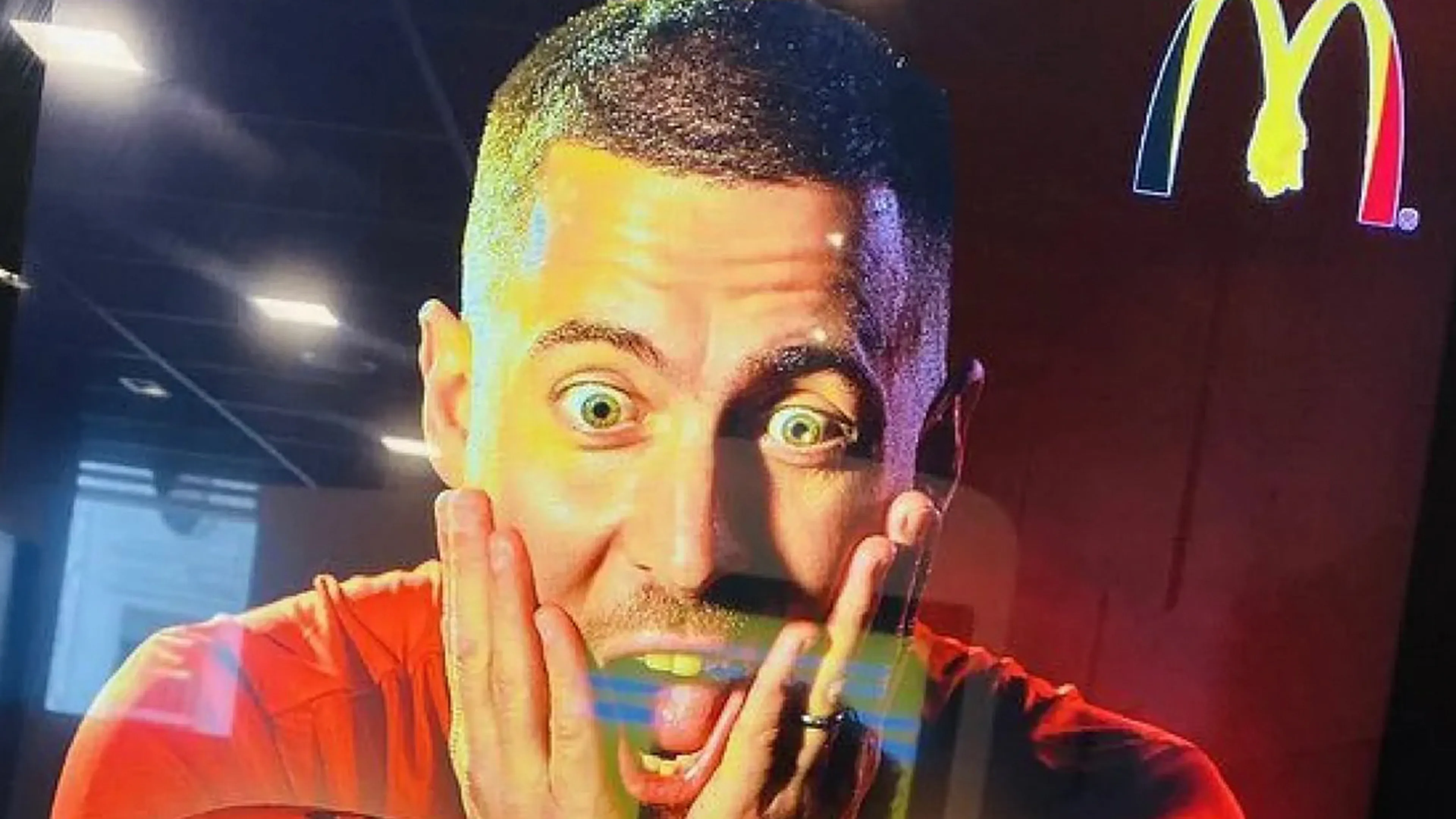 Hazard is het gezicht van de nieuwe reclamecampagne van McDonald’s