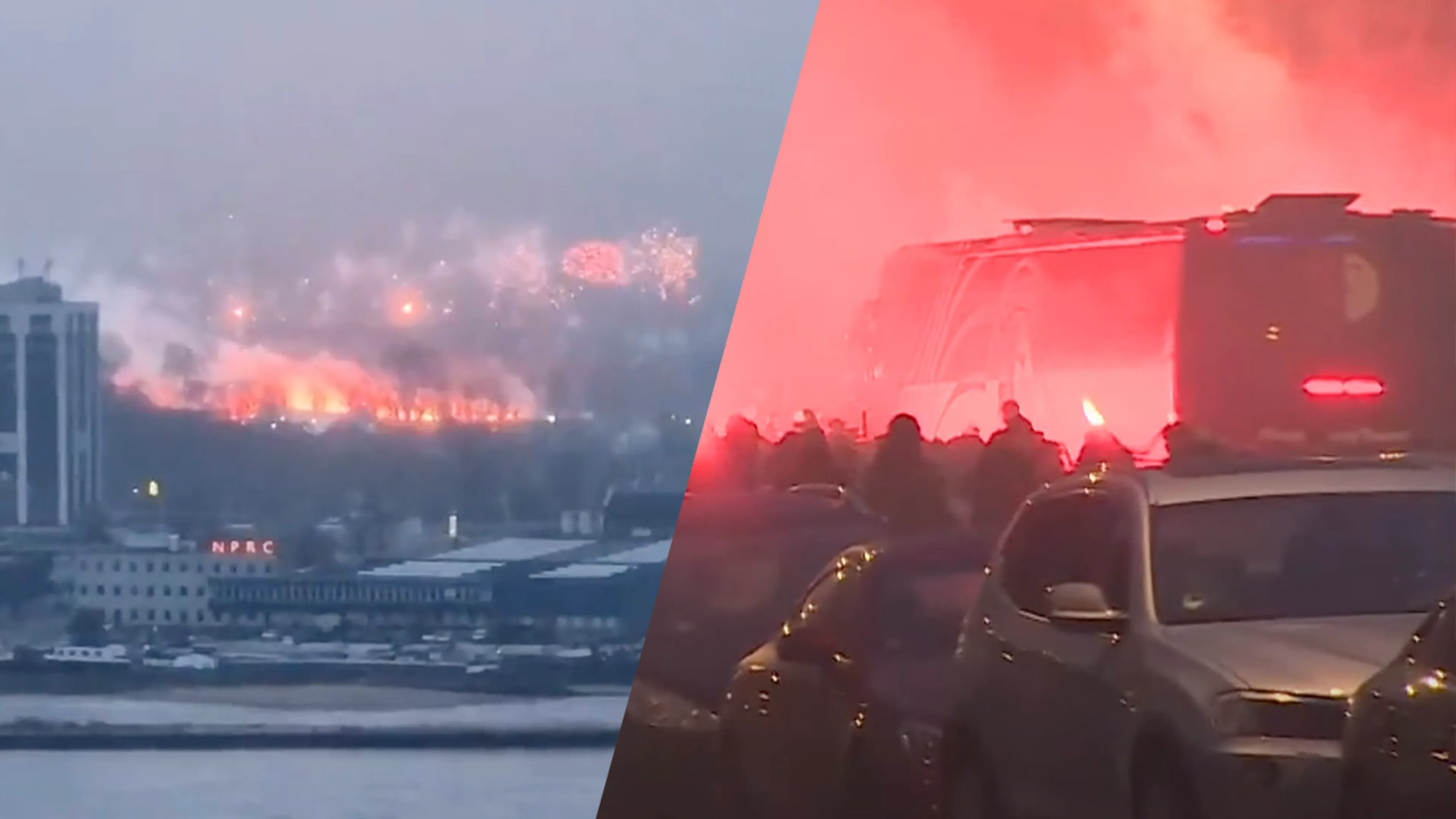 Video: Feyenoord-spelersbus groots onthaald na historische zege op Ajax