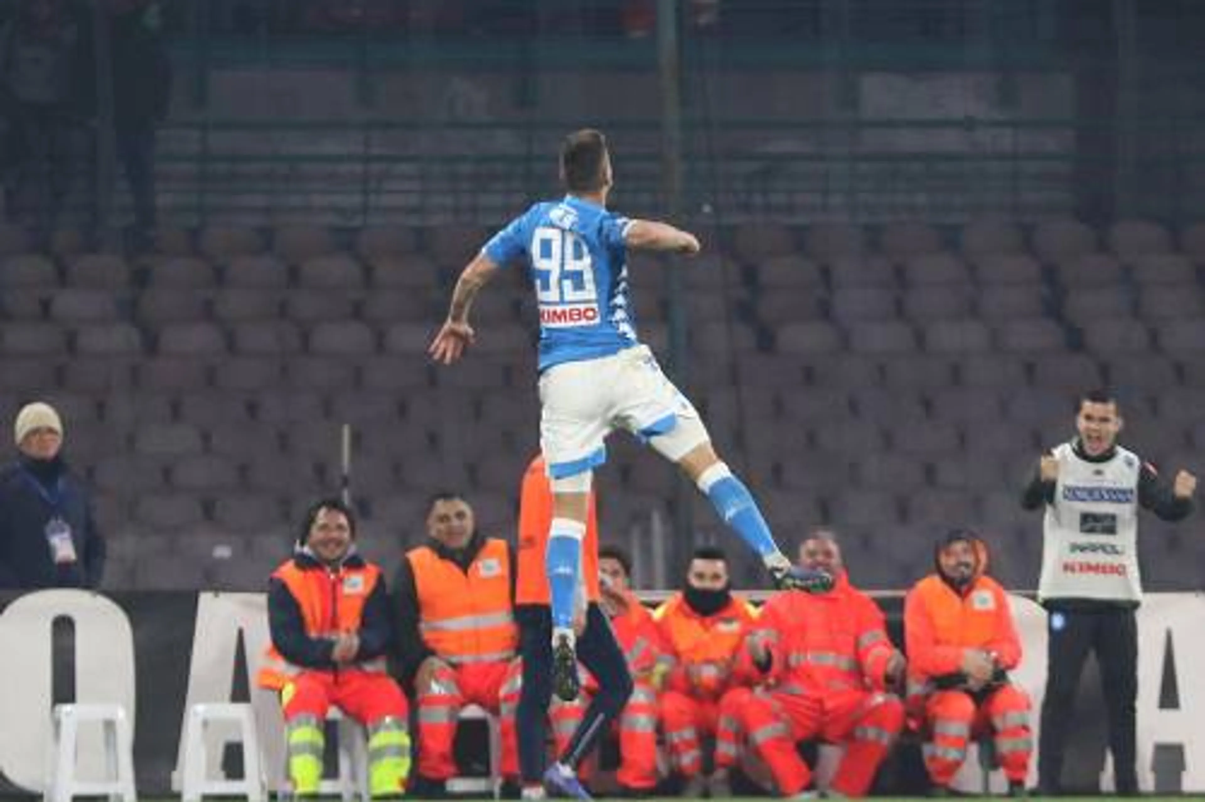 Milik en Mertens bezorgen Napoli zege
