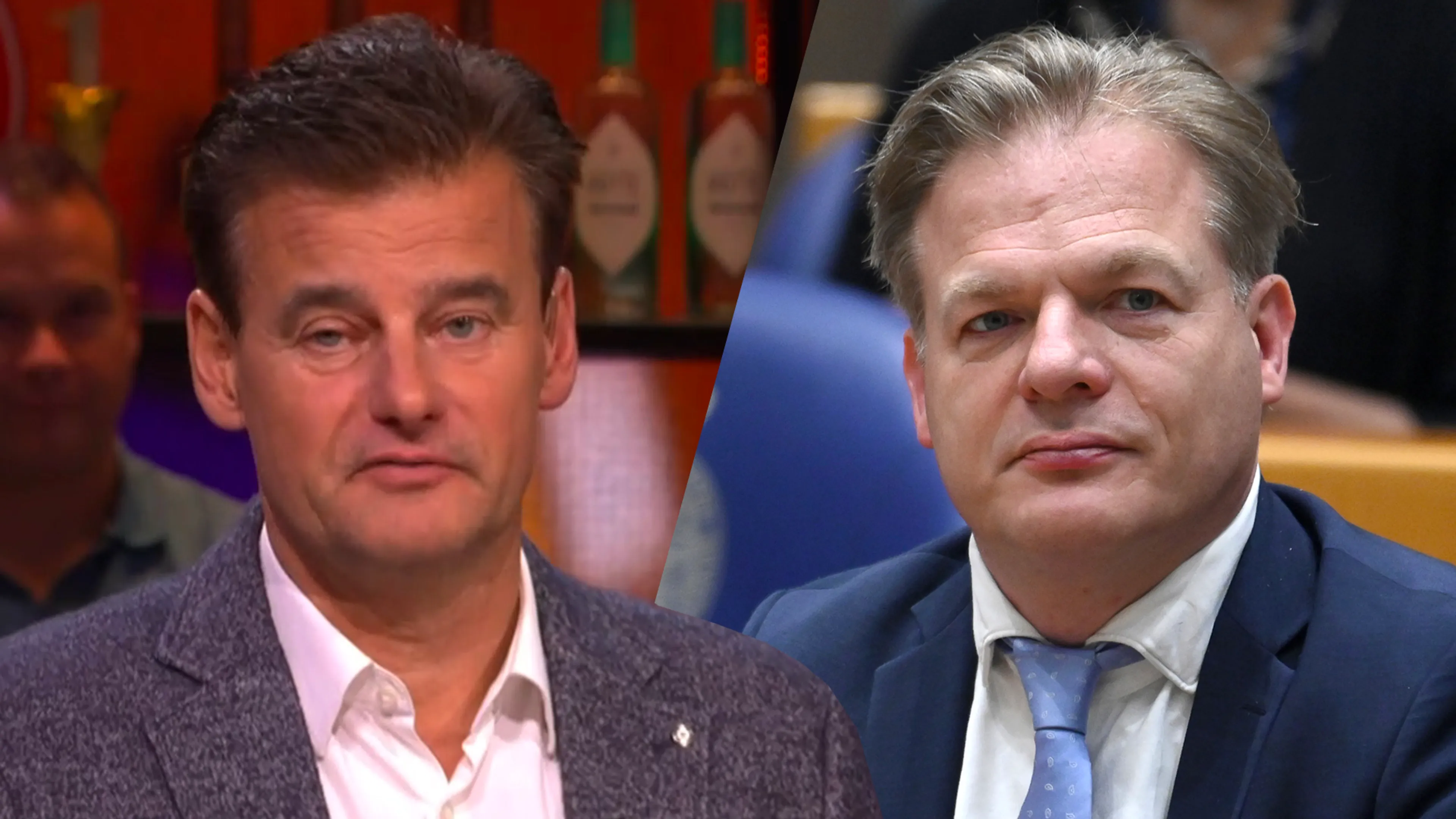 Wilfred richt zich live in de uitzending tot Pieter Omtzigt: ‘SMS Johan even...'