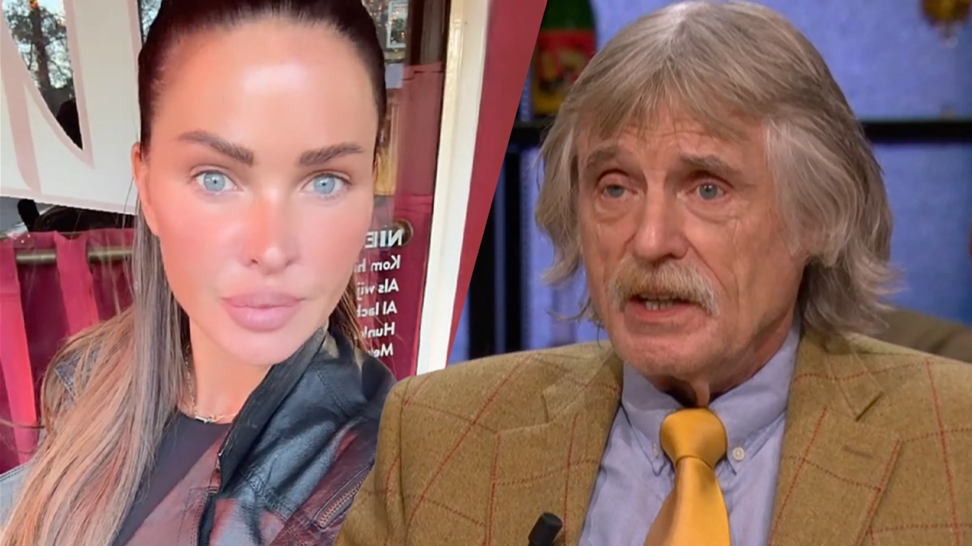 Sylvia Geersen haalt uit naar Johan Derksen: 'Hij moet helemaal z'n mond dichthouden!'