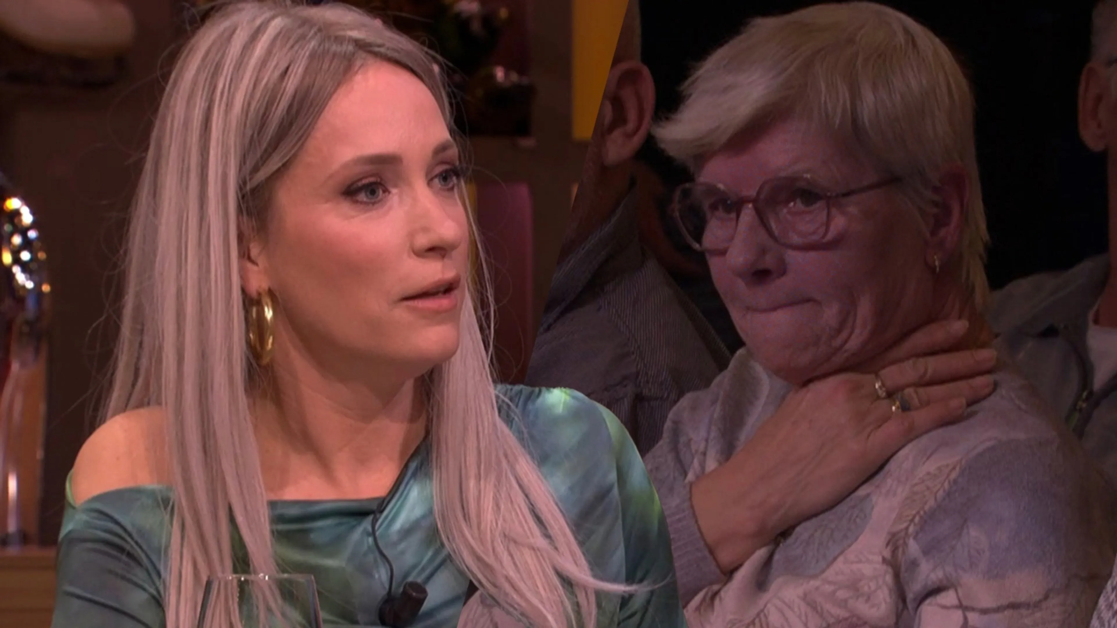 Vrouw in studio dreigt te stikken: Hélène grijpt in