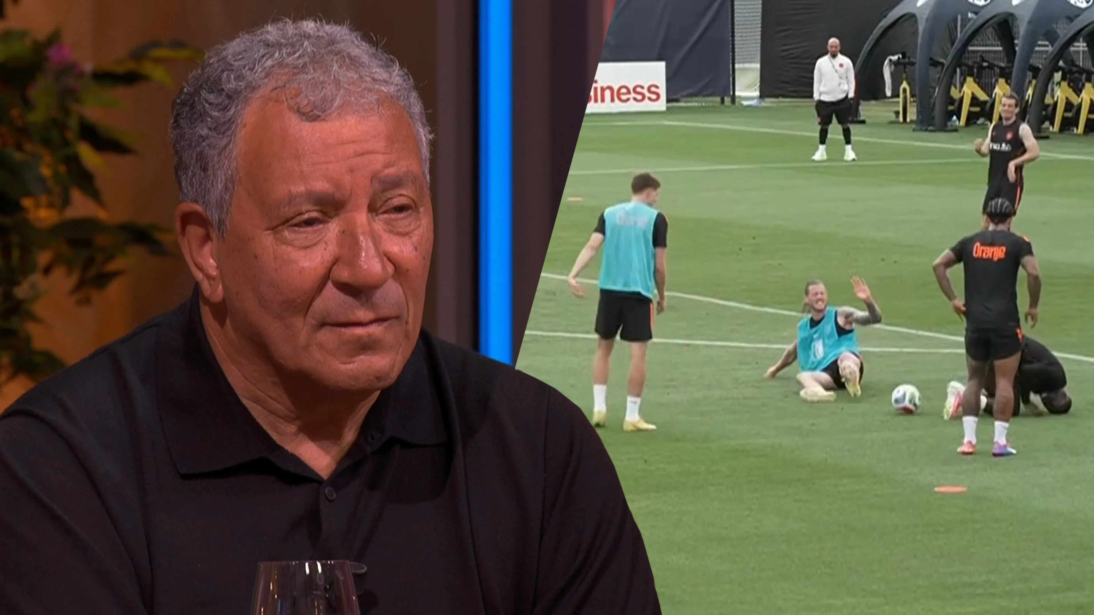 Henk ten Cate hekelt wilde tackle van Weghorst op Geertruida: ‘Kan ik heel erg boos om worden!'