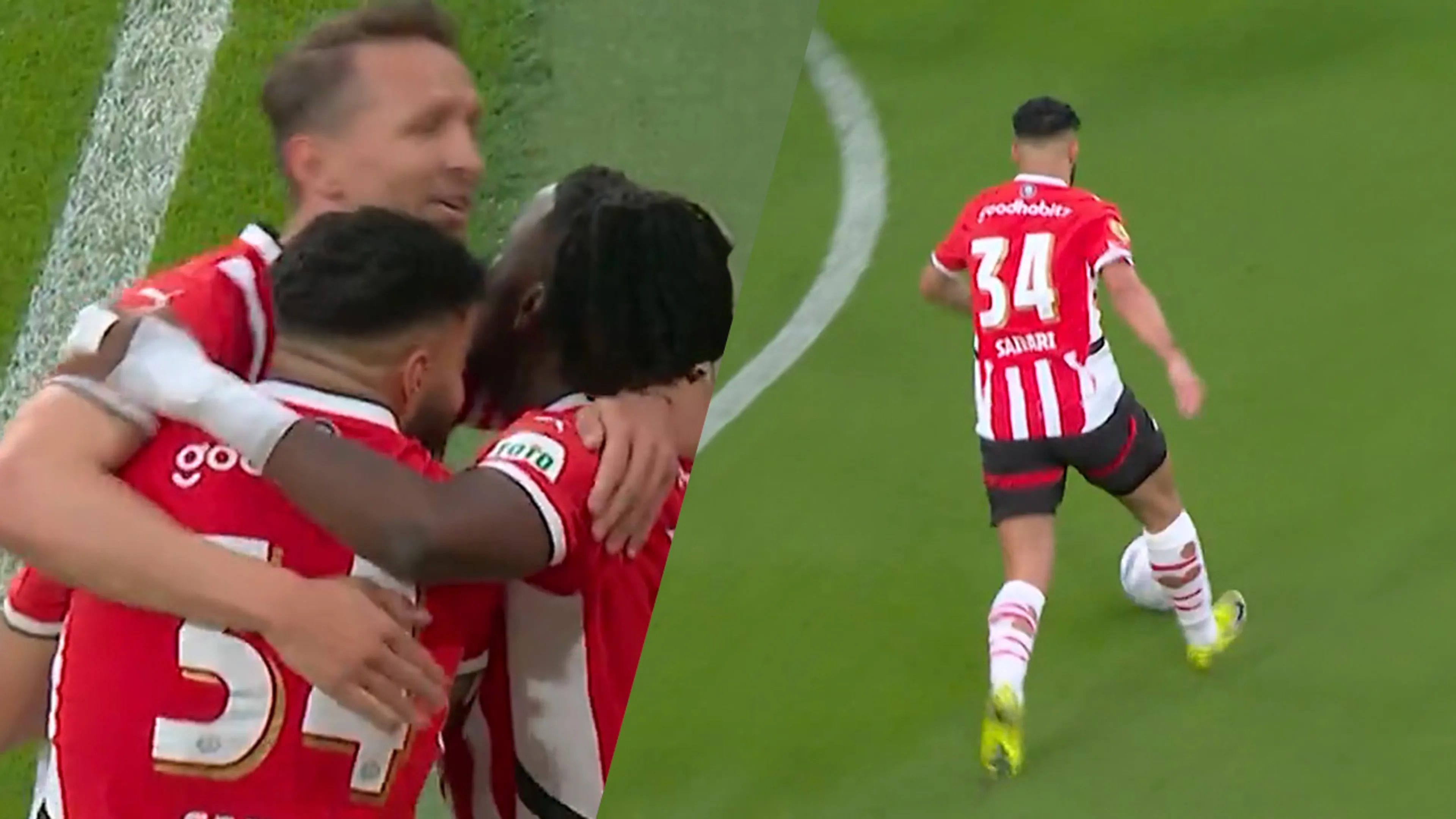 Videogoal: PSV schiet via Saibari uit de startblokken tegen Almere City