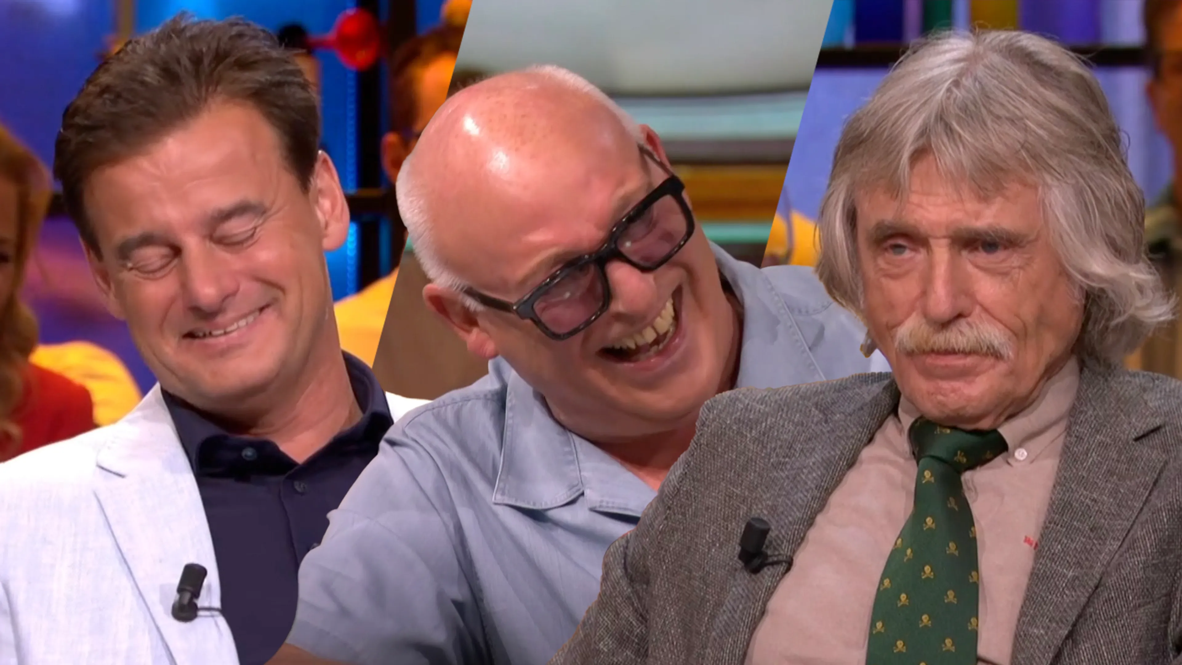 Wilfred Genee schiet in de lach: 'Jullie zitten volledig langs elkaar heen te praten!'