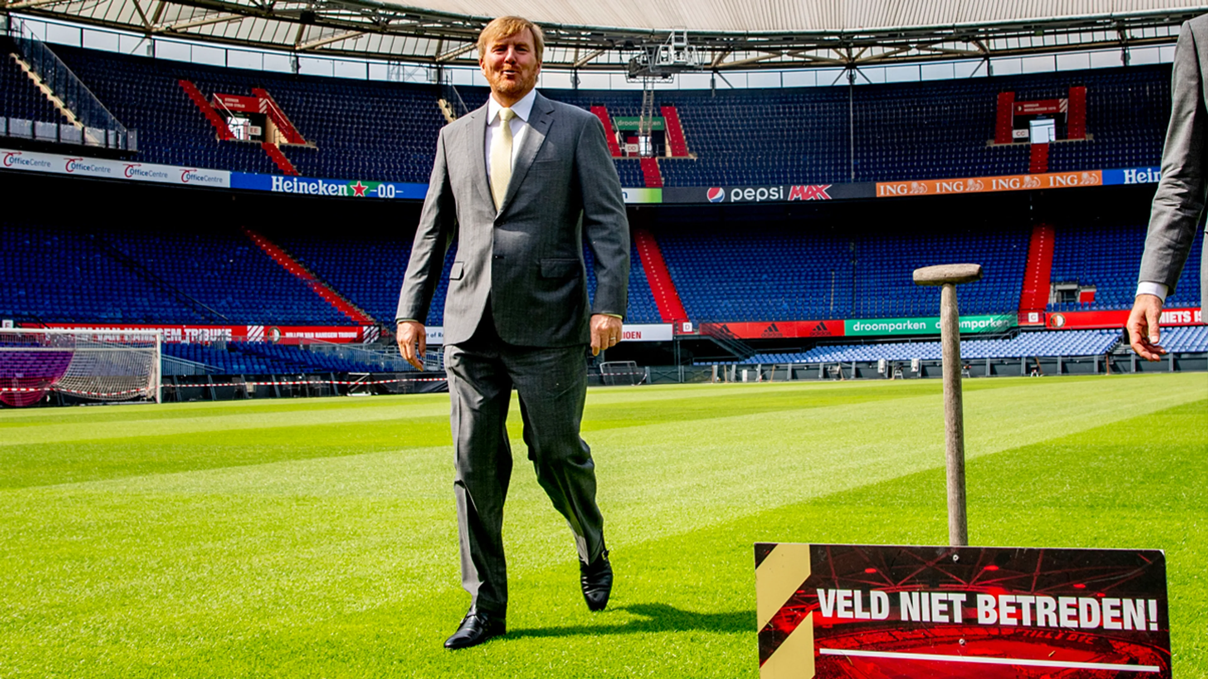 Wat zei Ajax-fan Willem-Alexander in De Kuip?