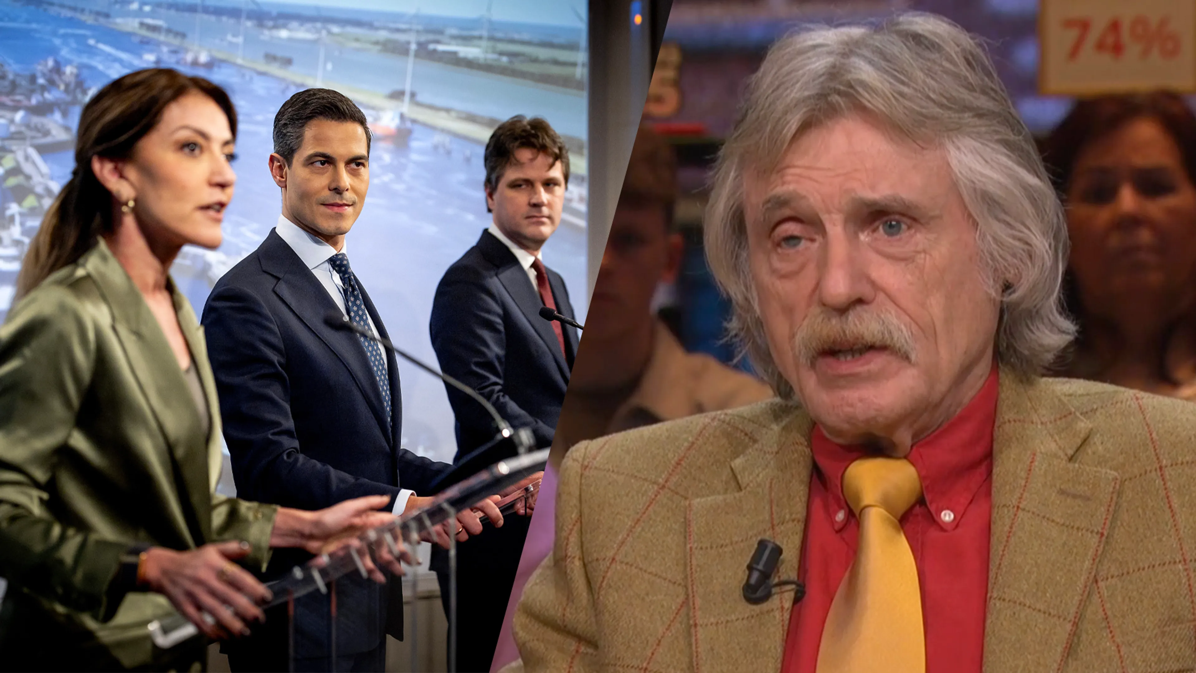 Johan Derksen voorspelt: 'Ik denk dat we heel snel weer met z'n allen moeten gaan stemmen'