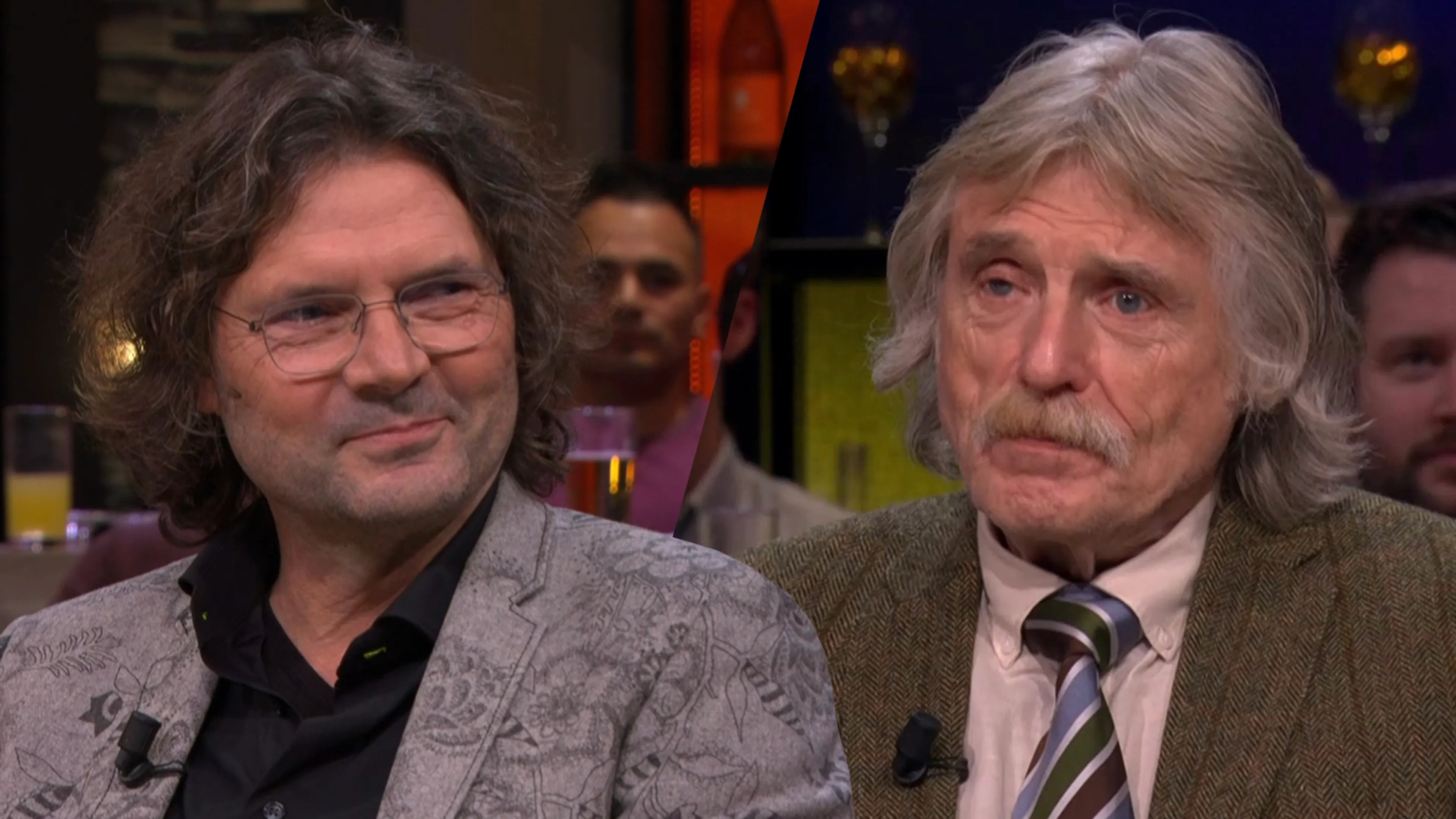 Johan Derksen neemt kritiek Job Knoester op Koeman niet serieus: ‘Jij hebt alleen bij TBS gespeeld’