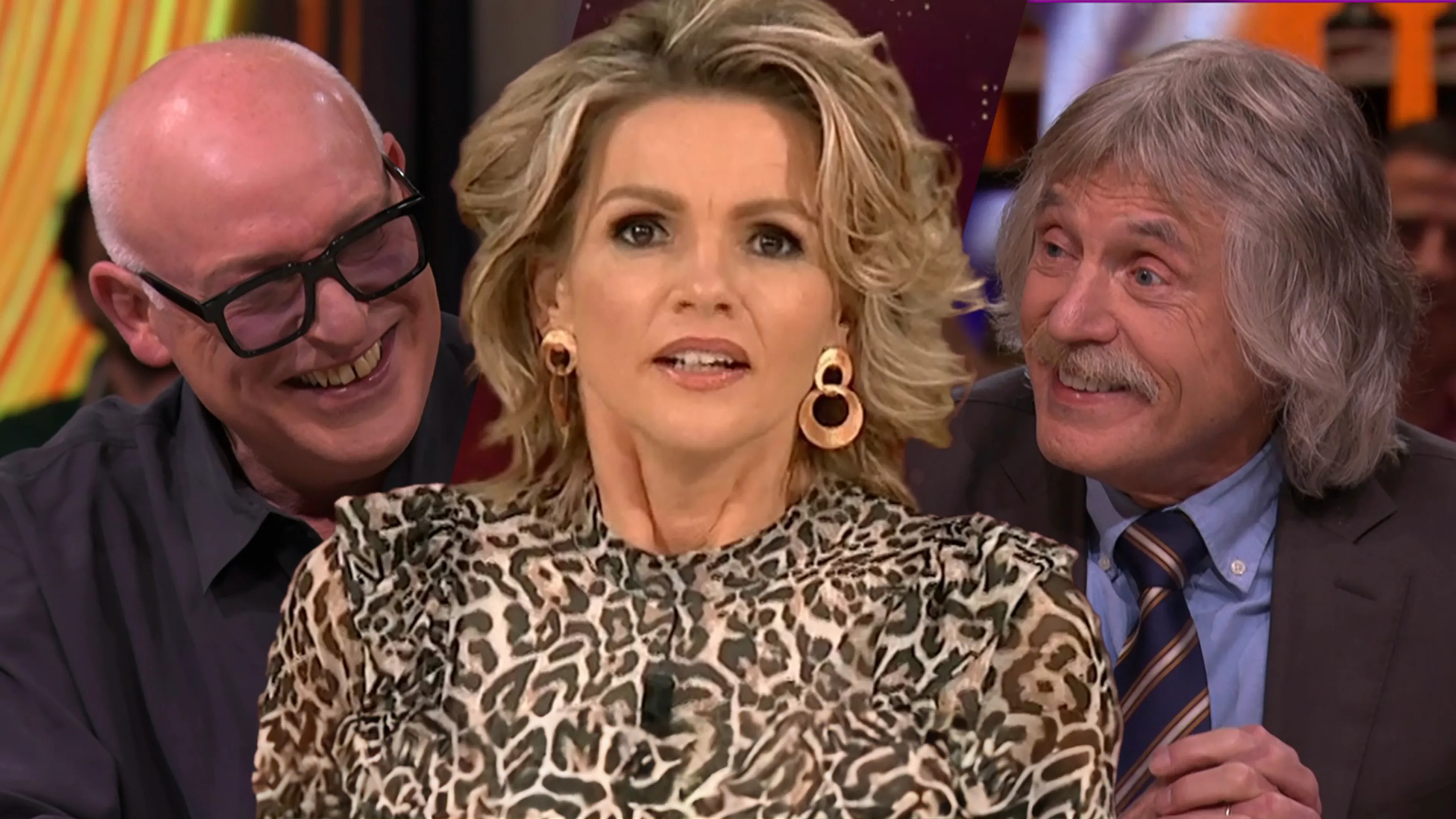 Johan lacht hard om kritiek van Shownieuws-presentatrice: 'Toosje met d'r doosje!'