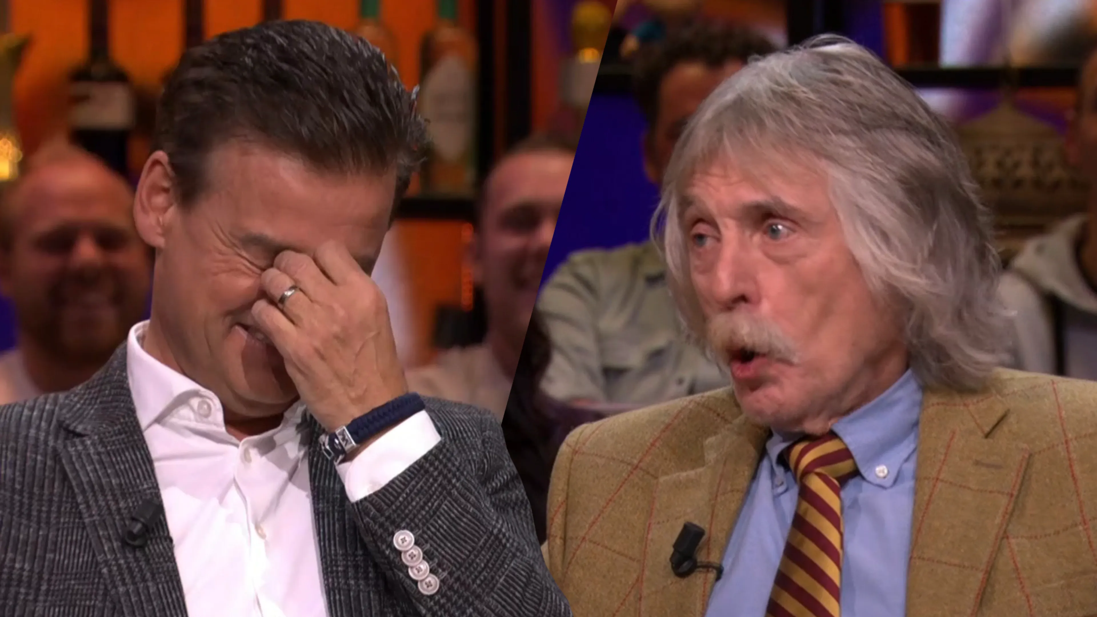 Johan vertelt heerlijke anekdote over knorrende neef: 'Ik heb een hele interessante familie'
