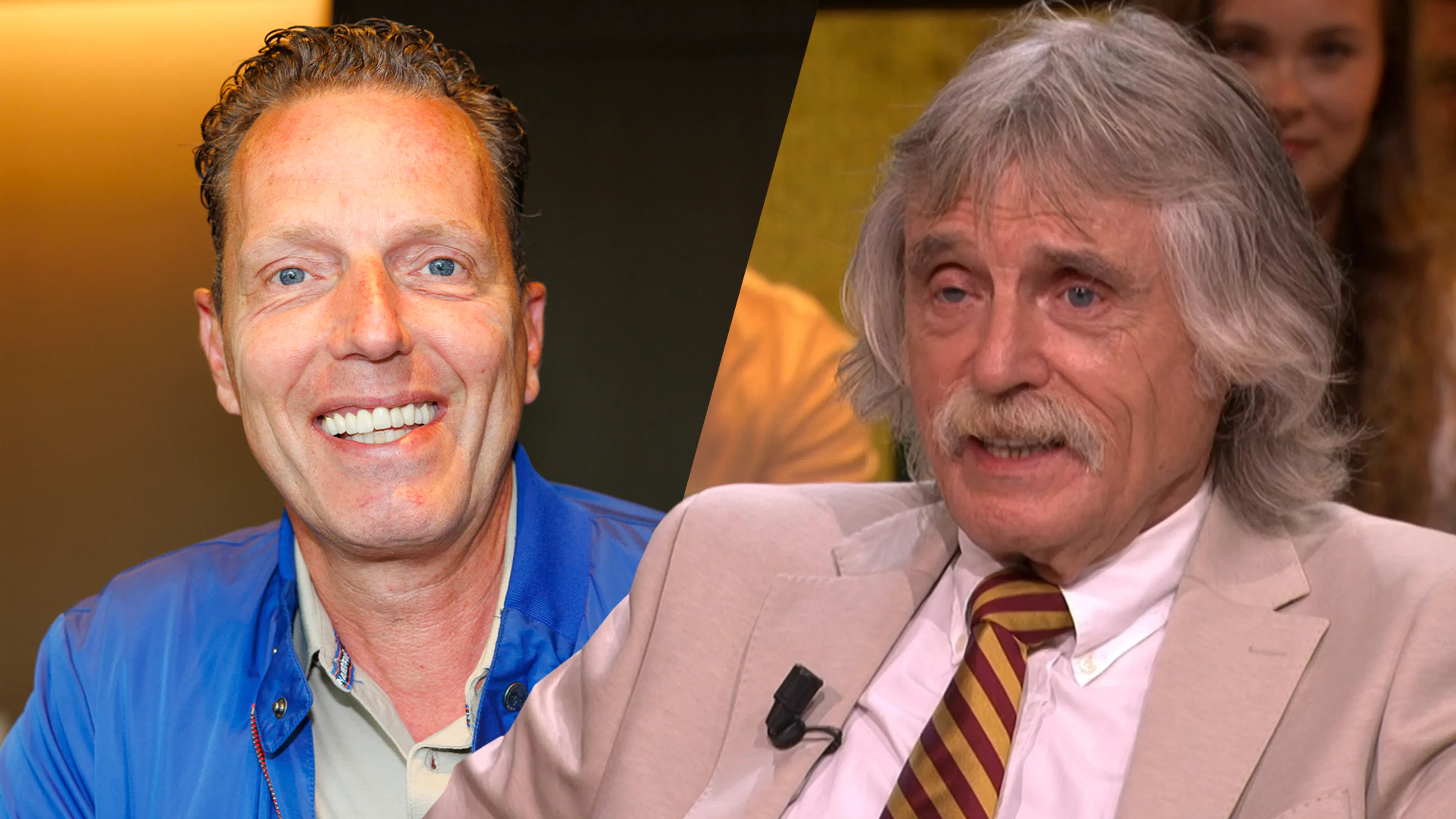 Johan Derksen reageert op geheel eigen wijze op de internationale ambities van Rob Geus
