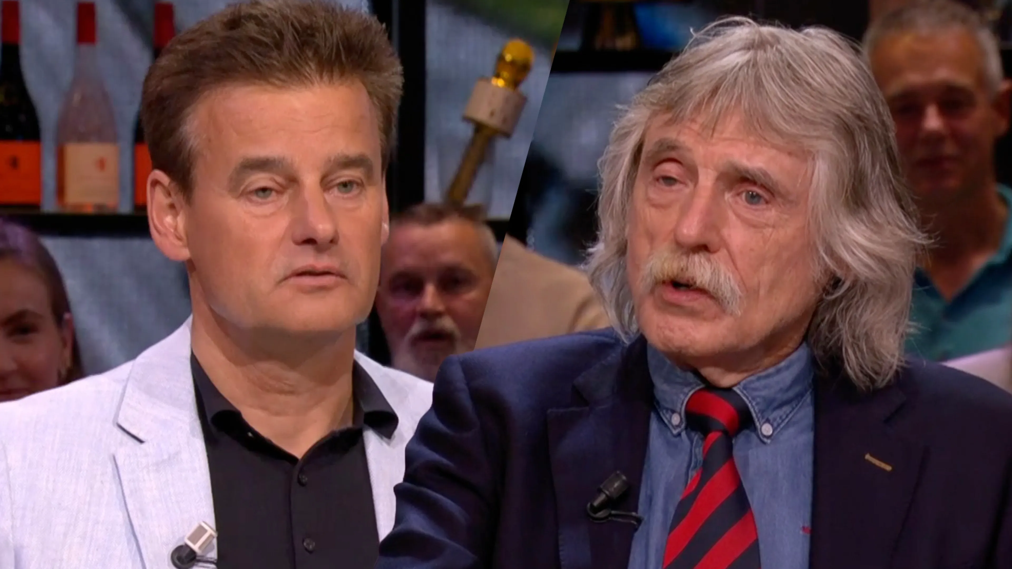 Johan deelt verrassend compliment uit, Wilfred reageert verbaasd: 'Sorry?!'