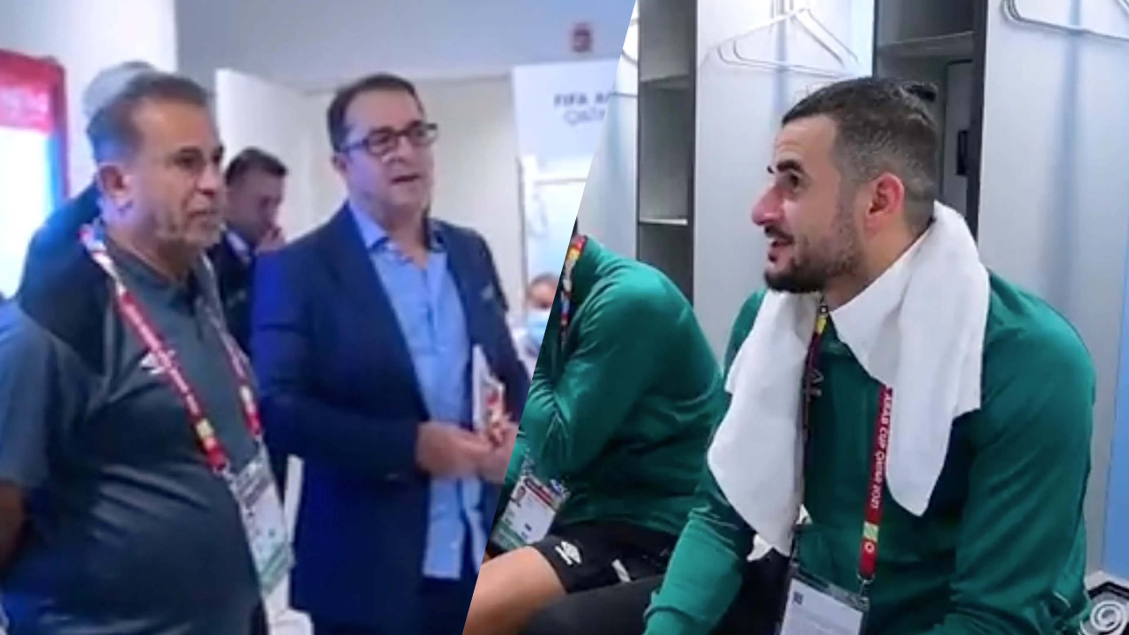 VIDEO: Petrović biedt Irakese spits excuses aan voor veldbestorming