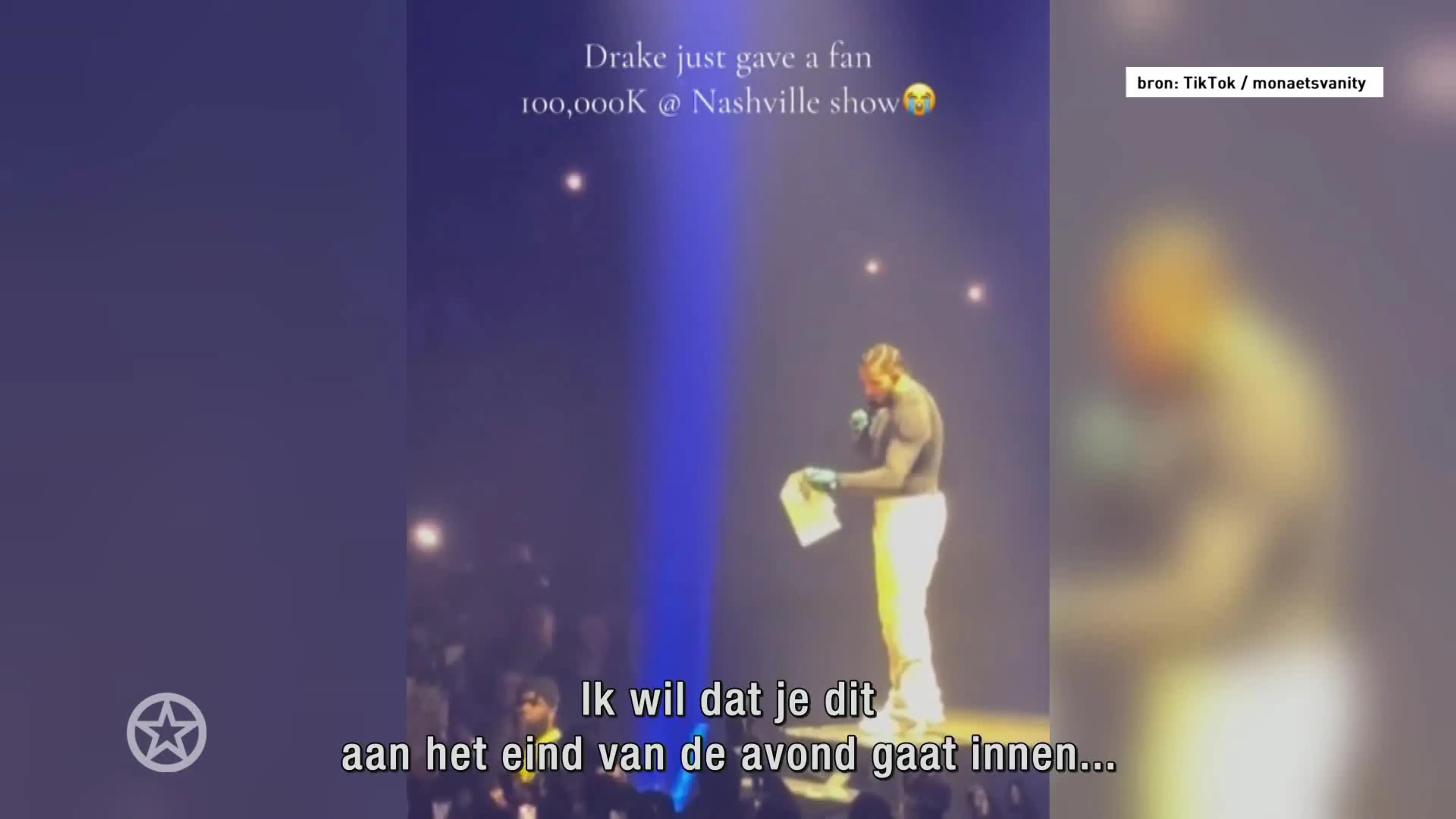 Drake is in een gulle bui