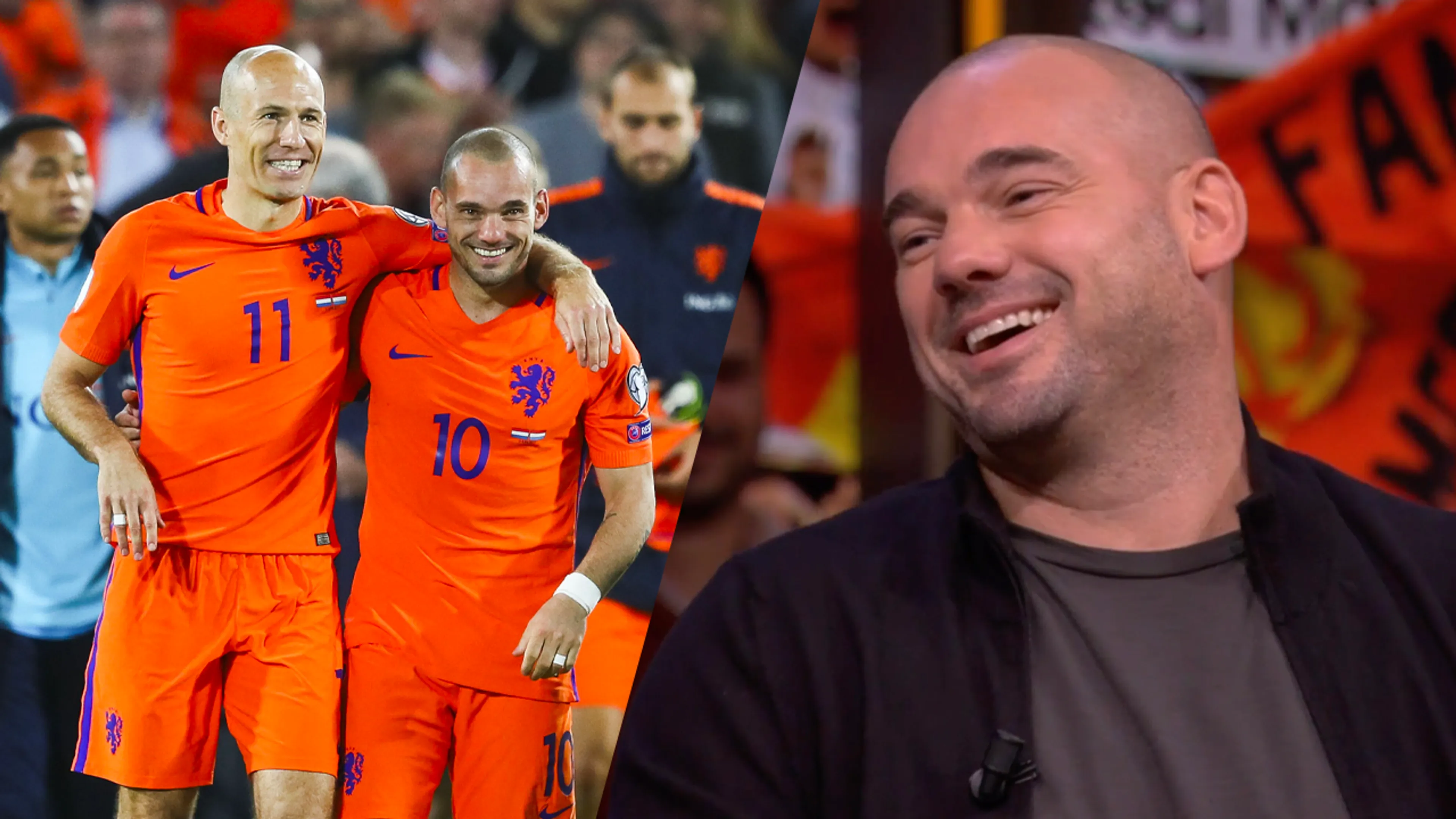 Throwback: Wesley Sneijder vertelt anekdote over avond uit in Madrid met Arjen Robben