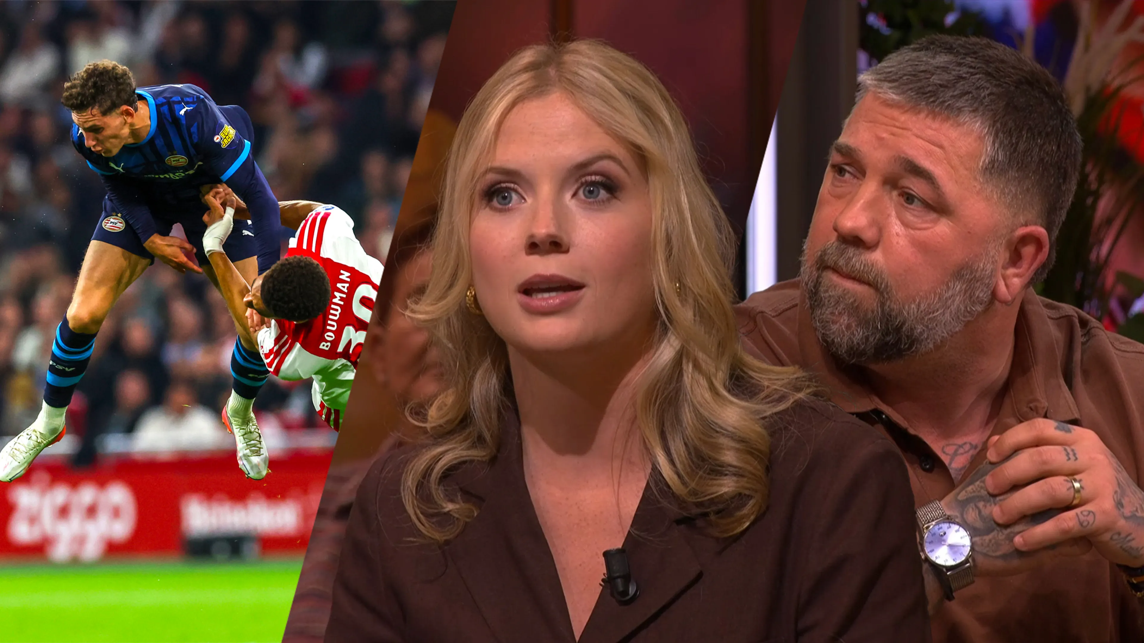 Noa Vahle en Theo Janssen spreken zich uit over overtreding Ruben van Bommel op Aaron Bouwman