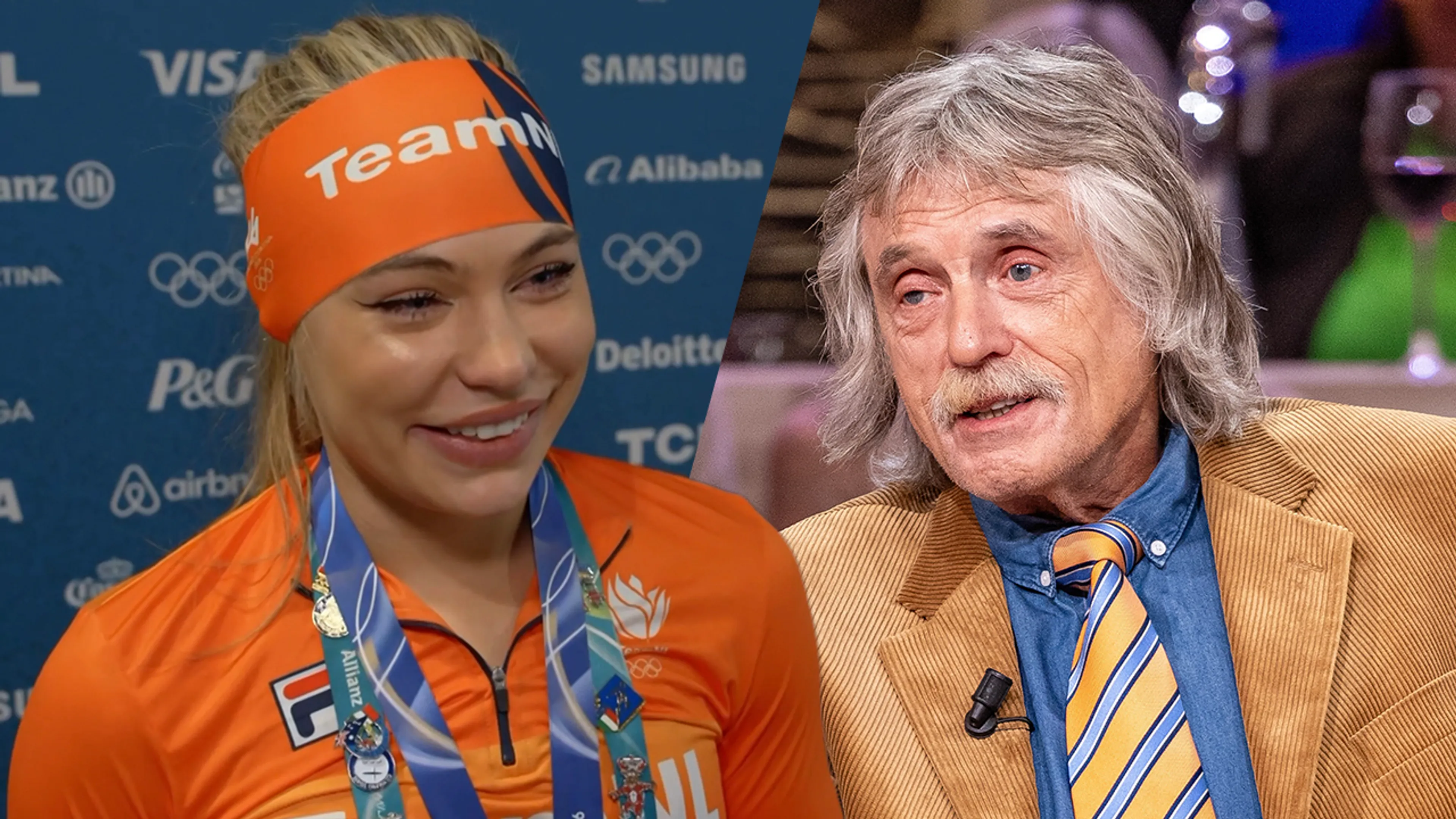 Video: Jutta Leerdam reageert op prima donna-uitspraak van Johan Derksen