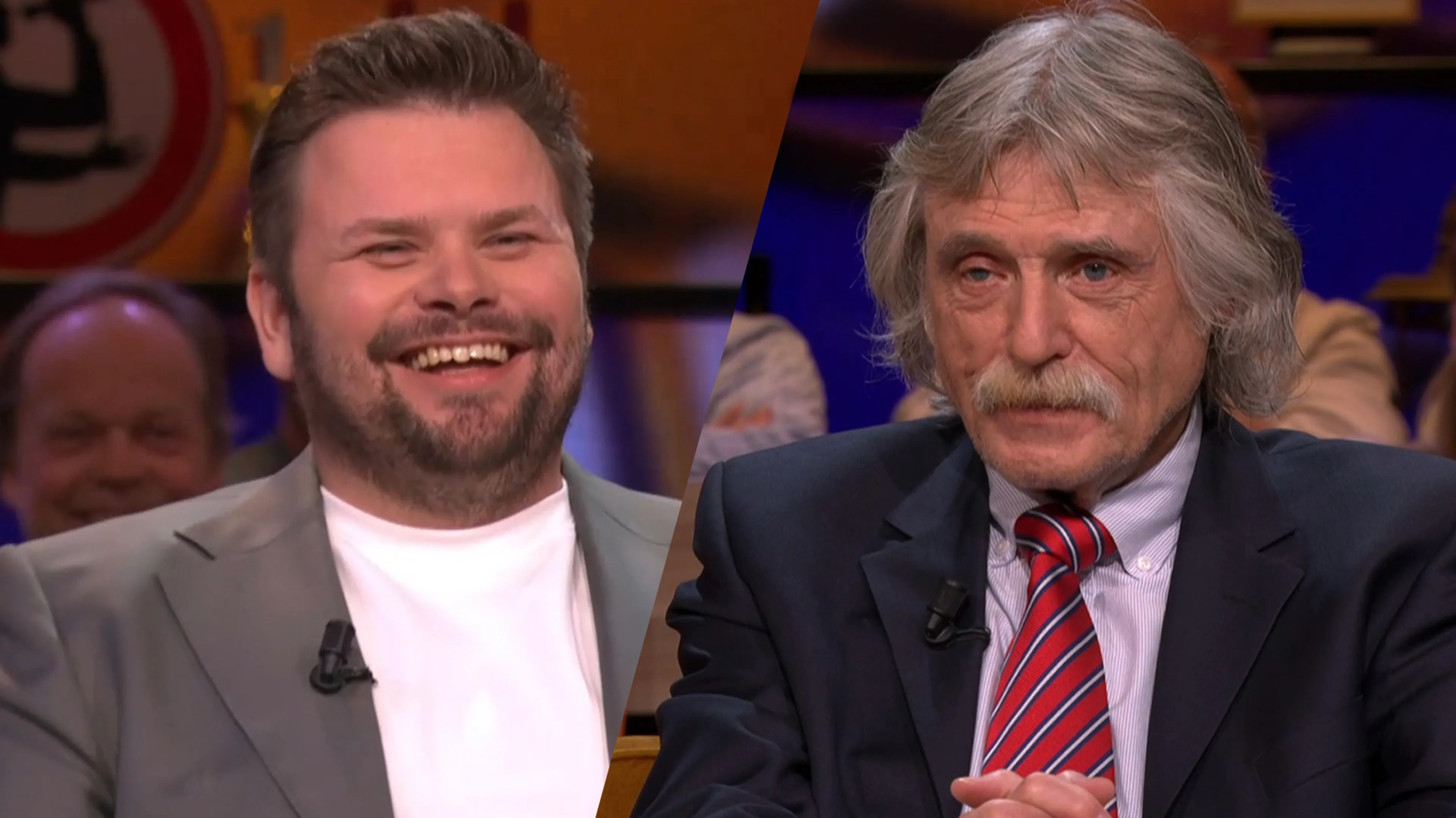 Johan Derksen tegen Thomas van Groningen: 'Ik vertel jou nóóit meer iets achter de schermen!'