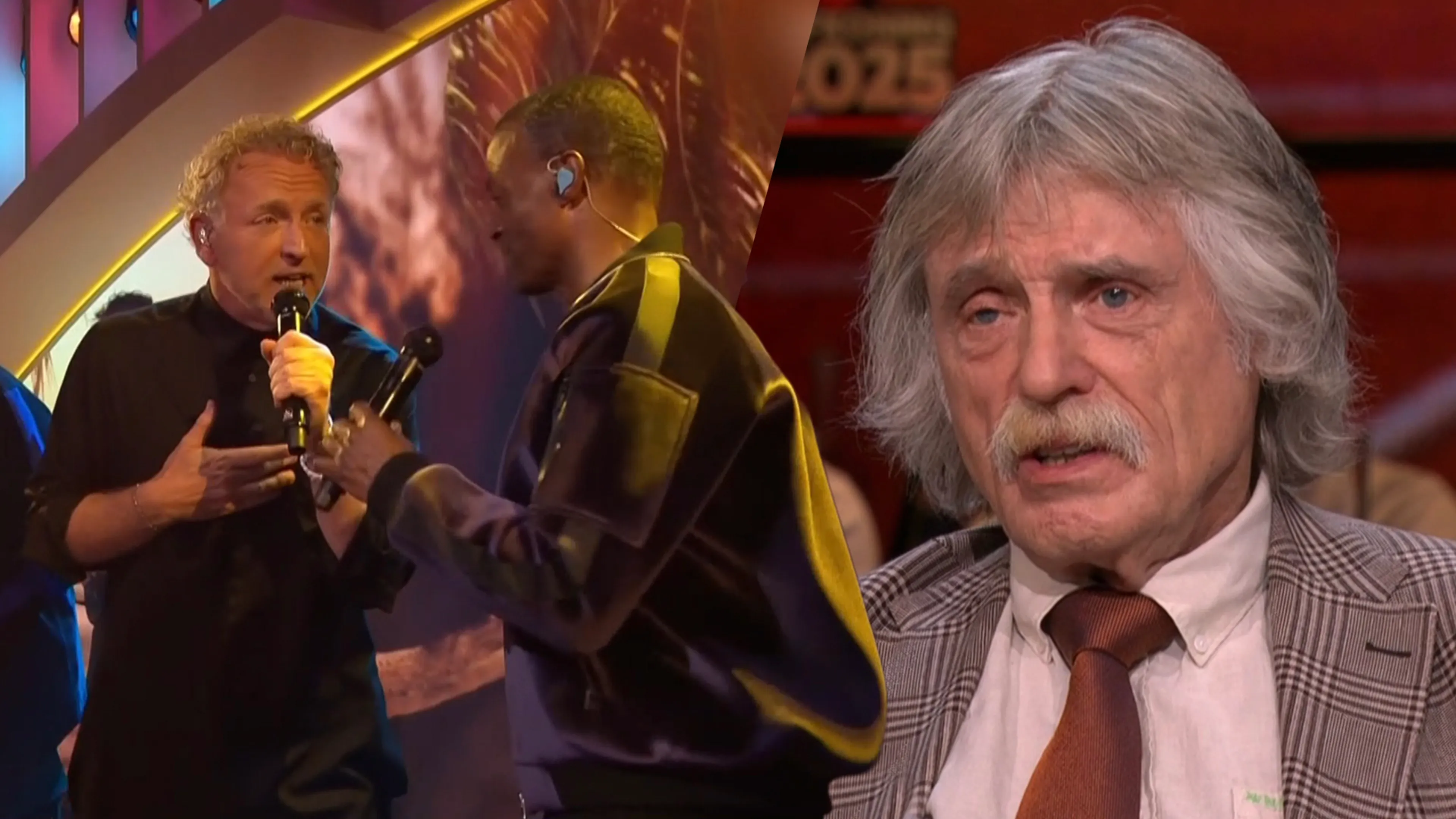 Johan Derksen reageert op optreden Gordon & Re-Play met hun nieuwe single 'Mi Lobi Yu' bij Eva