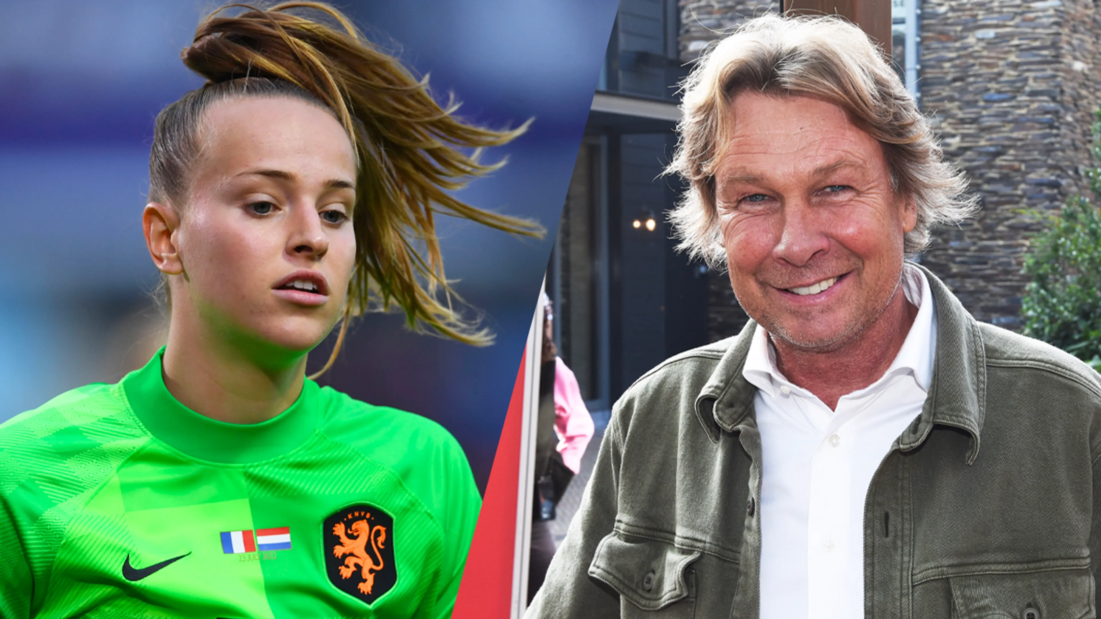 Hans looft Oranje Leeuwinnen-keepster Daphne van Domselaar: 'Zij is geweldig!'