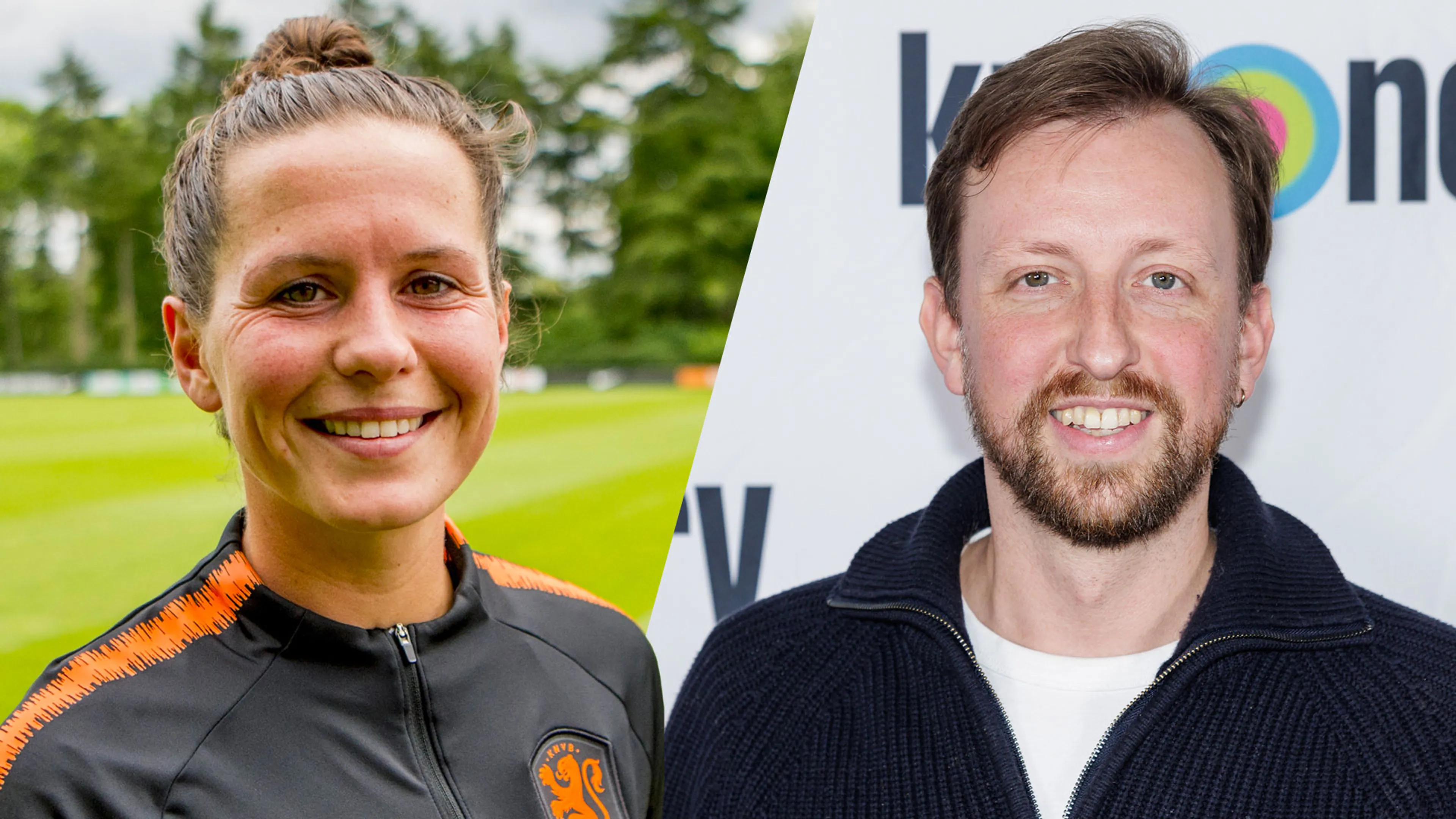 Merel van Dongen en Stijn van Vliet donderdag te gast bij Het Oranje Café